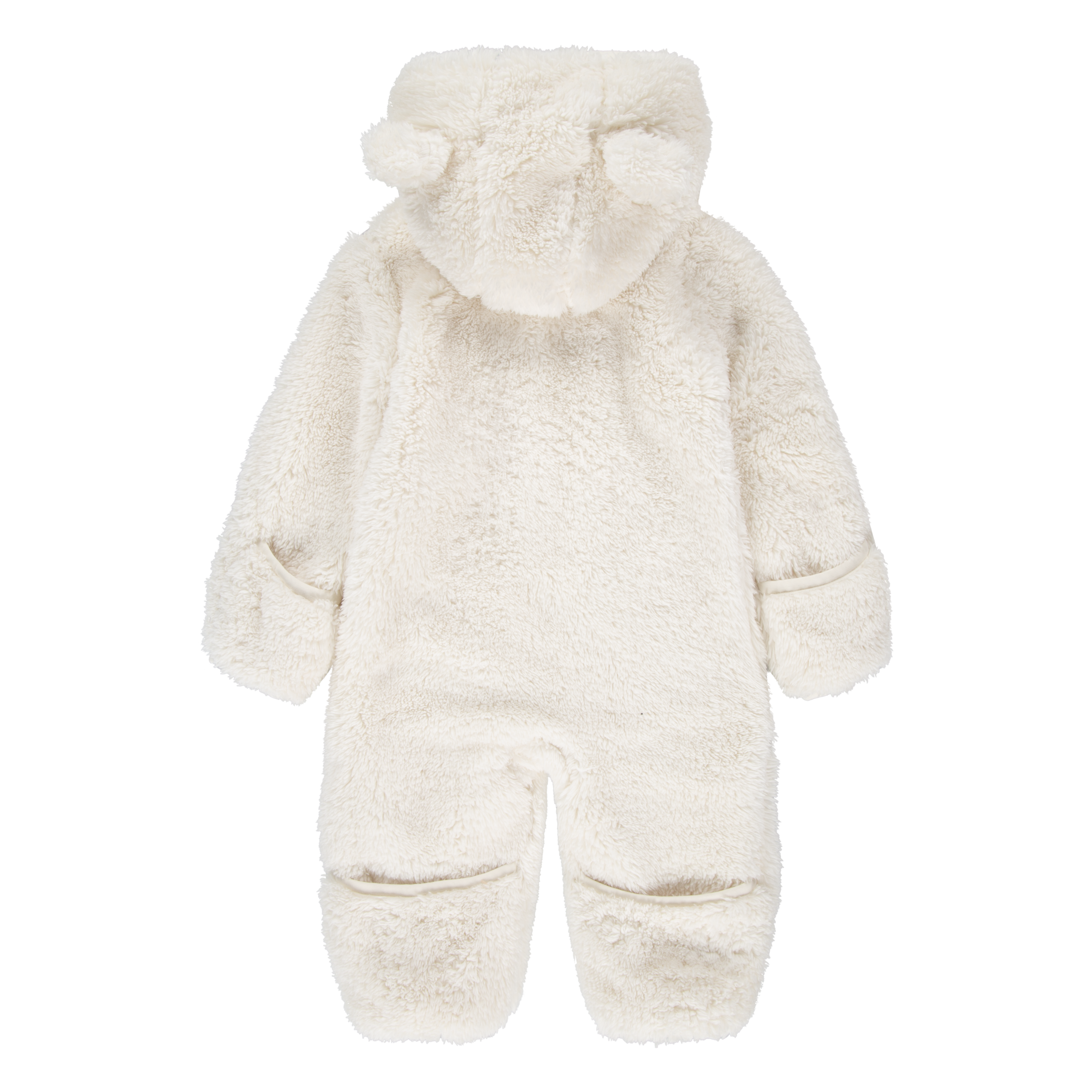 HUGGIES babywear Plüschoverall »HUGN HUGGIES SHERPA PRAM« mit Kapuze mit Öhrchen