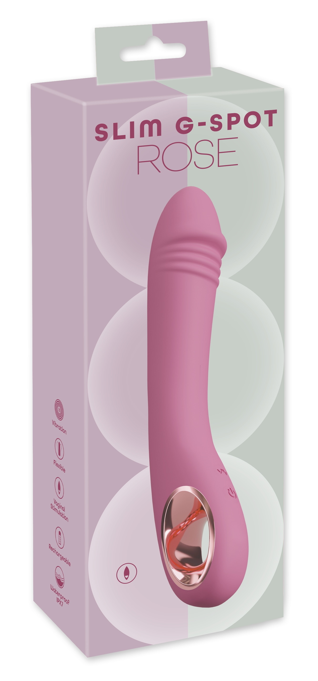 You2Toys Vibrator »G-Punkt-Vibrator Slim G-Spot Rose«