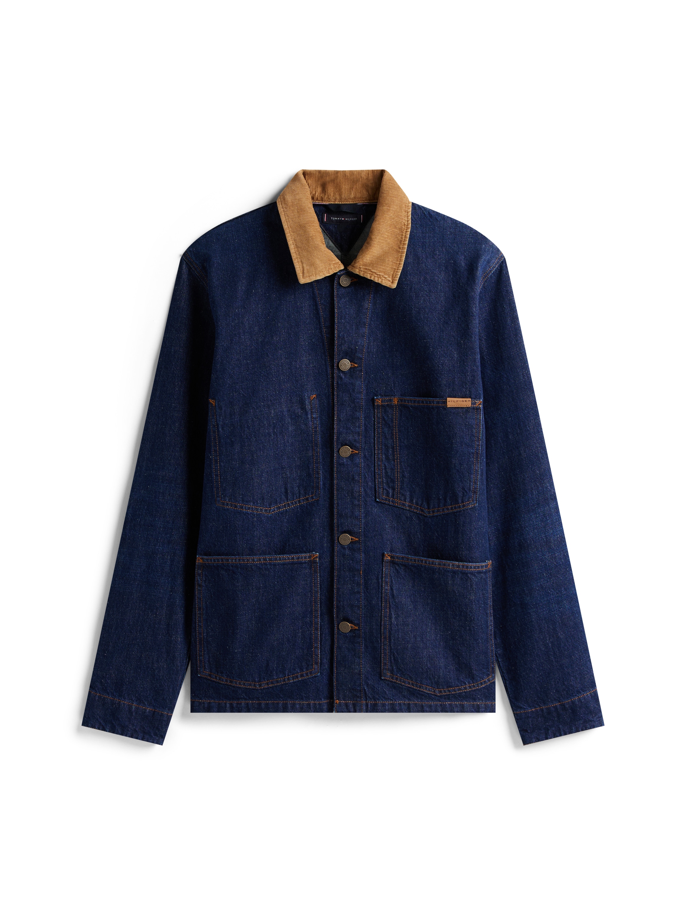 Tommy Hilfiger Jeansjacke »CHORE JACKET«, mit Cord-Kragen, regular fit