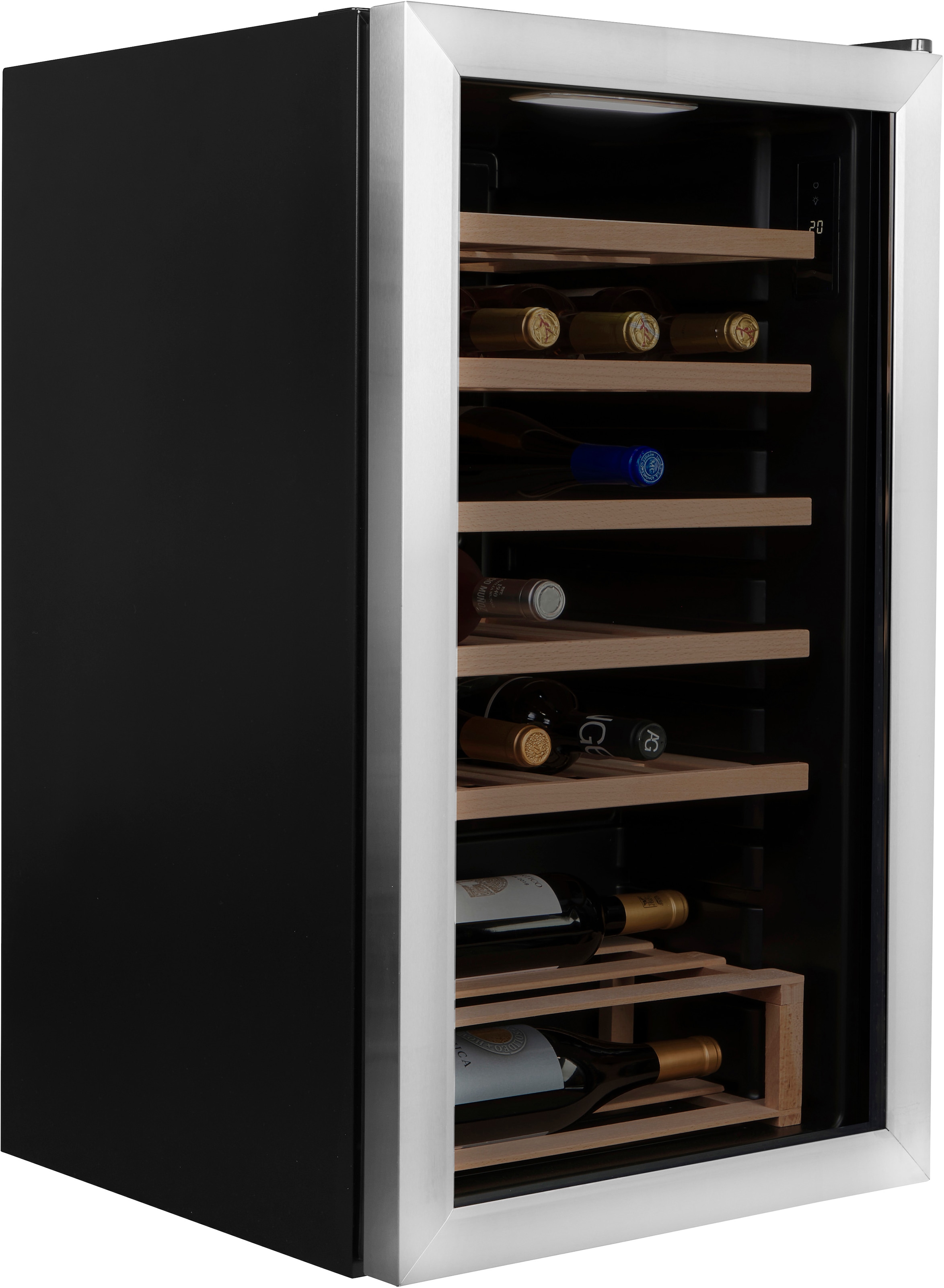 Hanseatic Weinkühlschrank »HWC24FCBH-2«, für 24 St. Standardflaschen á 075l