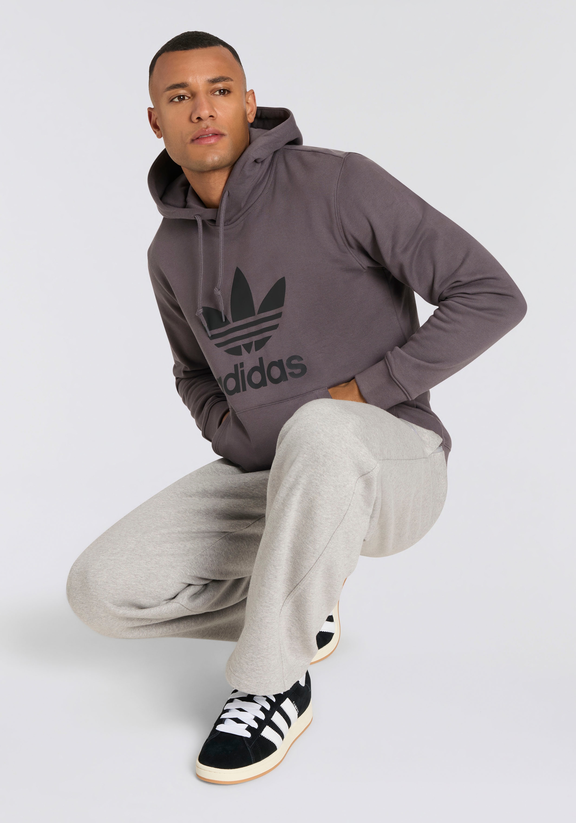 adidas Originals Kapuzensweatshirt »ADICOLOR CLASSICS TREFOIL HOODIE«, Hoodie, Kapuzenpullover mit großem Logoprint
