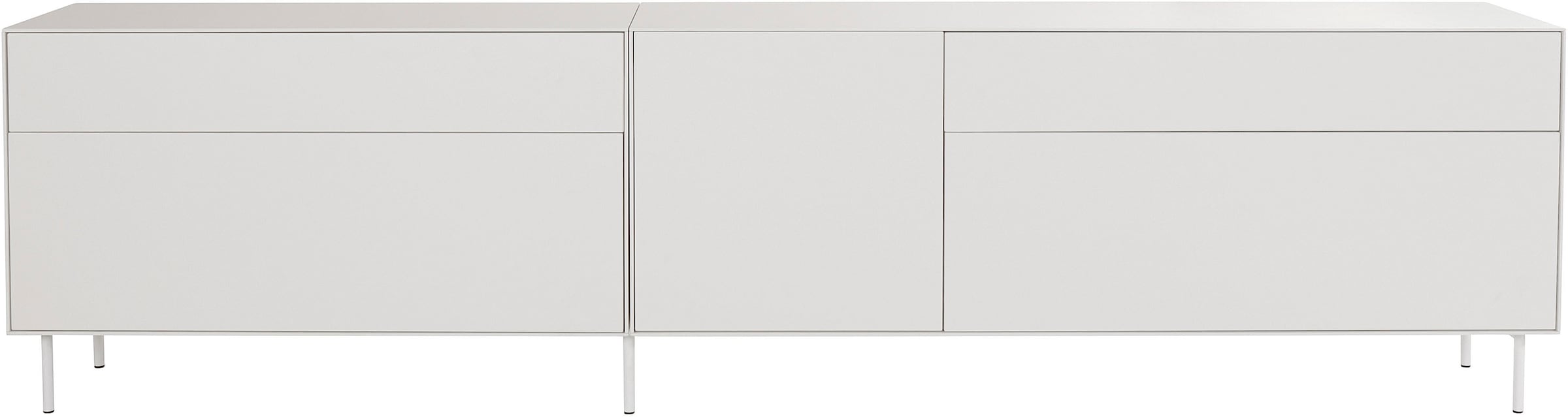 LeGer Home by Lena Gercke Lowboard »Essentials«, (2 St.), Breite: 279cm, MDF lackiert, Push-to-open-Funktion