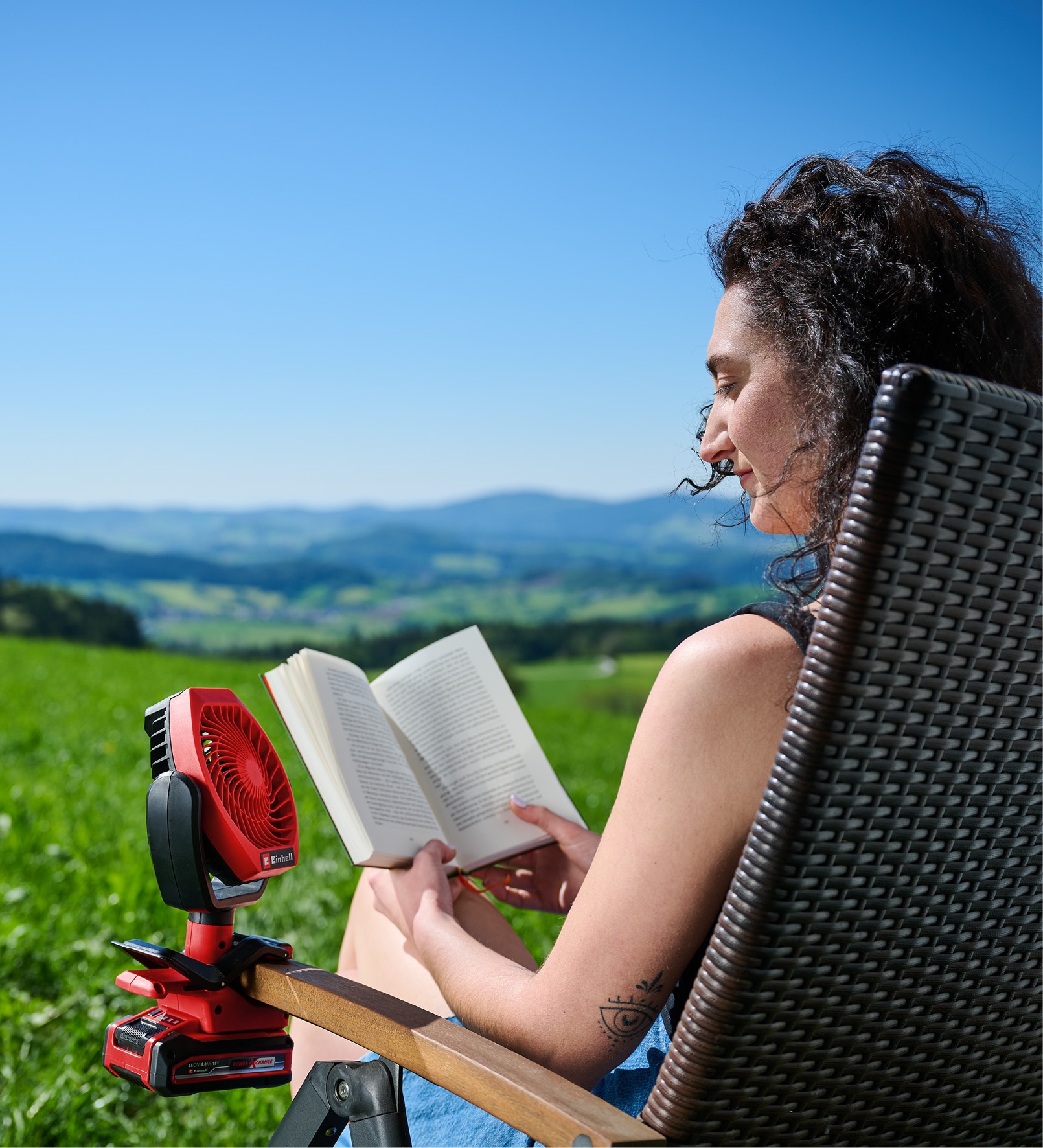 Einhell Kühlbox »Einhell Akku-Kühlbox TE-COL 18/27 + GC-EF 18/110«