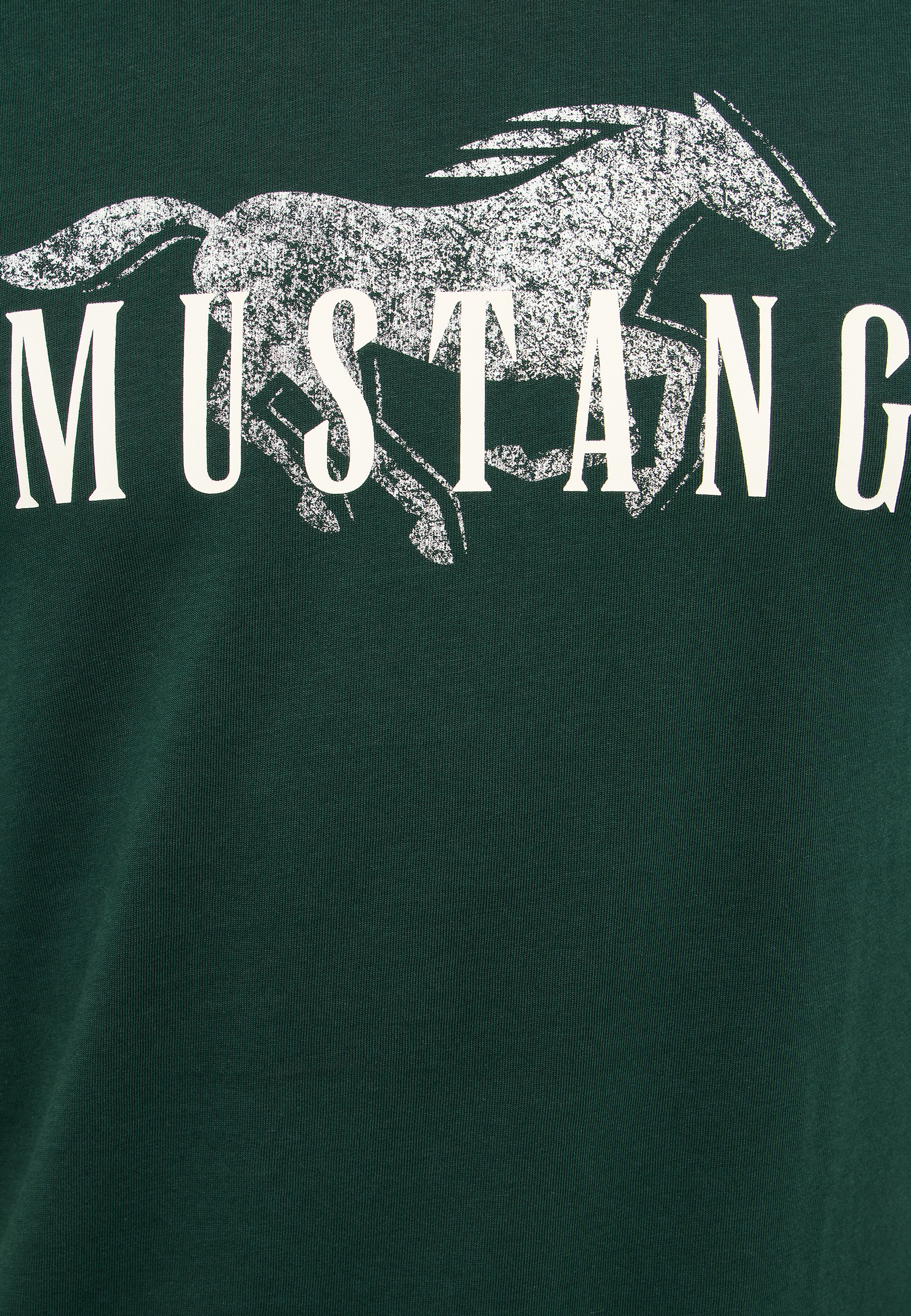 MUSTANG Kurzarmshirt »Austin« Sommershirt mit Logo-Print