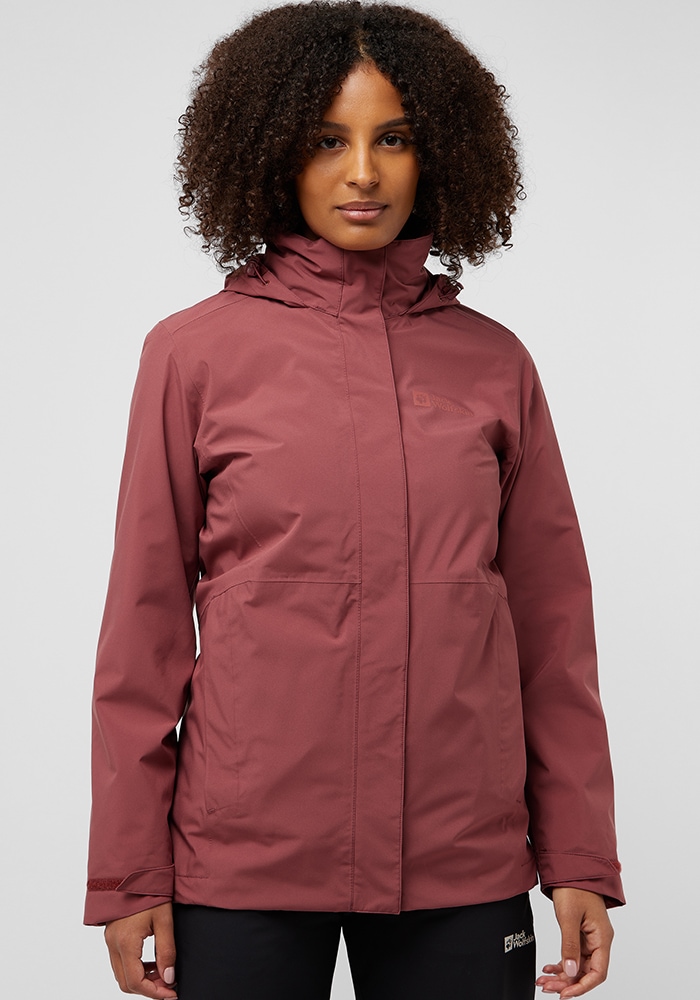 Jack Wolfskin 3-in-1-Funktionsjacke »ROTWAND 3IN1 JKT W« mit Kapuze