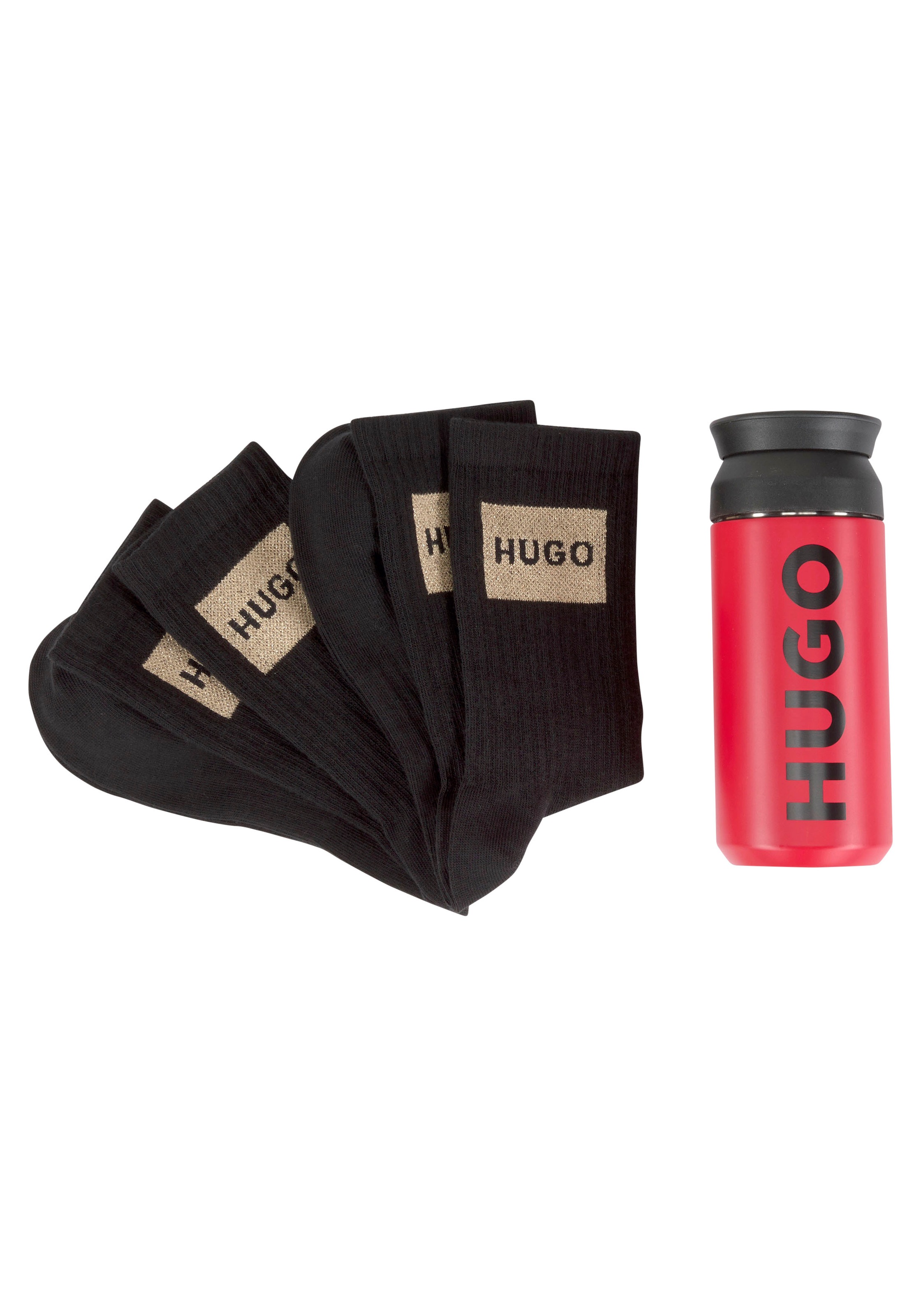 HUGO Socken »2P GIFTGADGET CC V W«, (Packung, 2er Pack), mit Logodruck bei  ♕