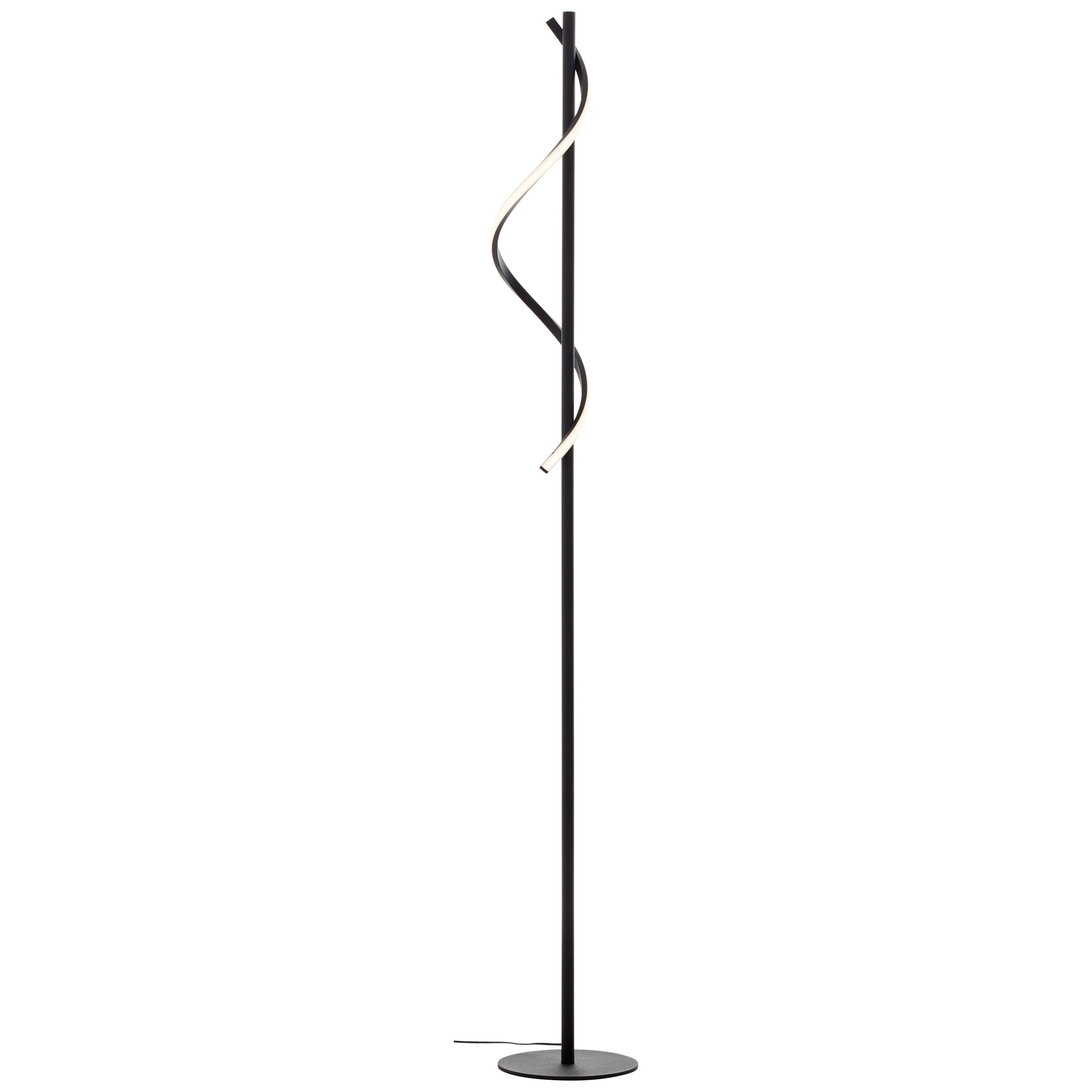 Brilliant LED Stehlampe »Eunice« 1 Stk. Neutralweiß 150 x 20 cm, 1700 lm, 4000 K, Metall, matt schwarz
