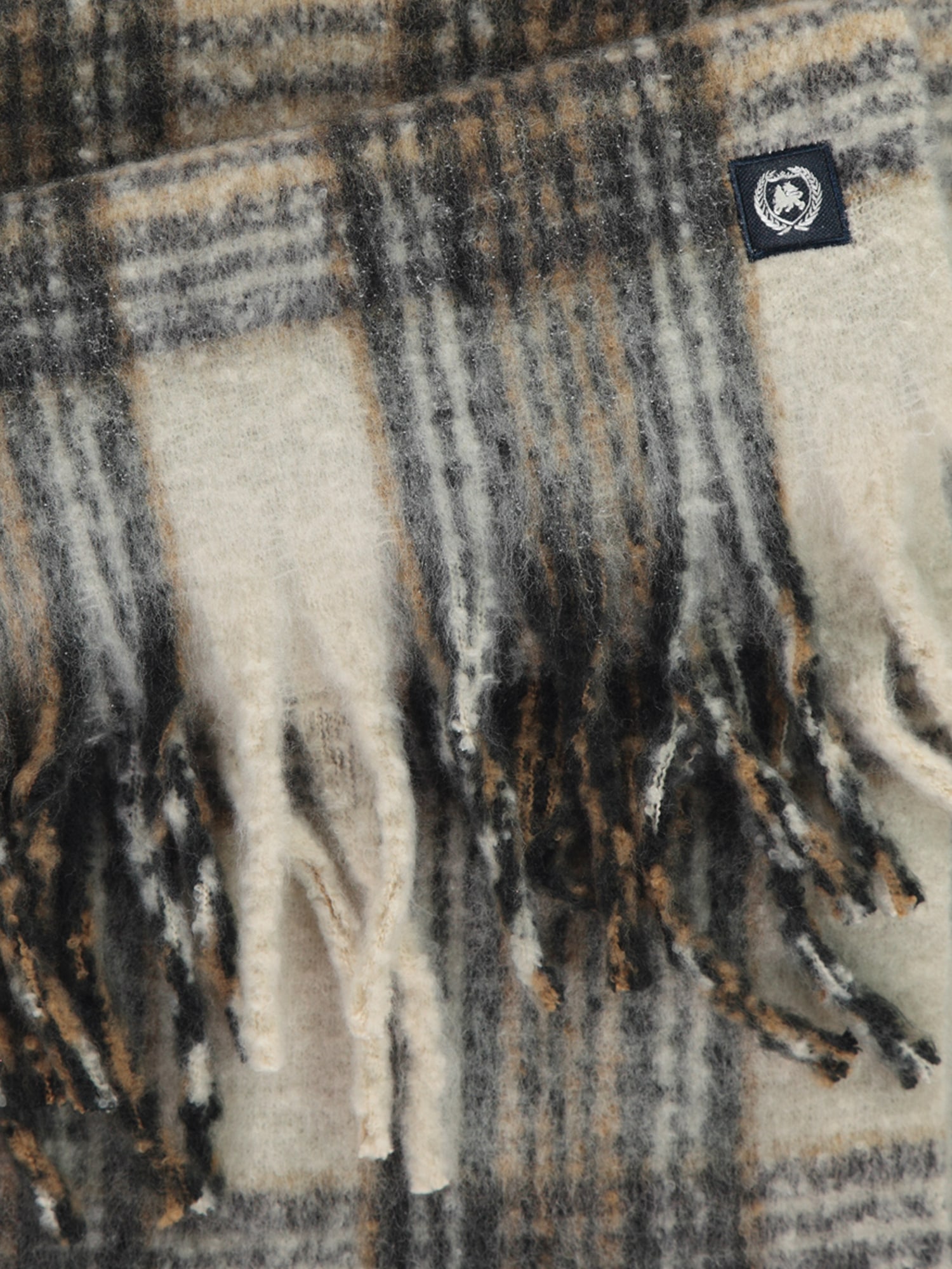 LERROS Wollschal »Herren Karoschal, weich gebürstet«