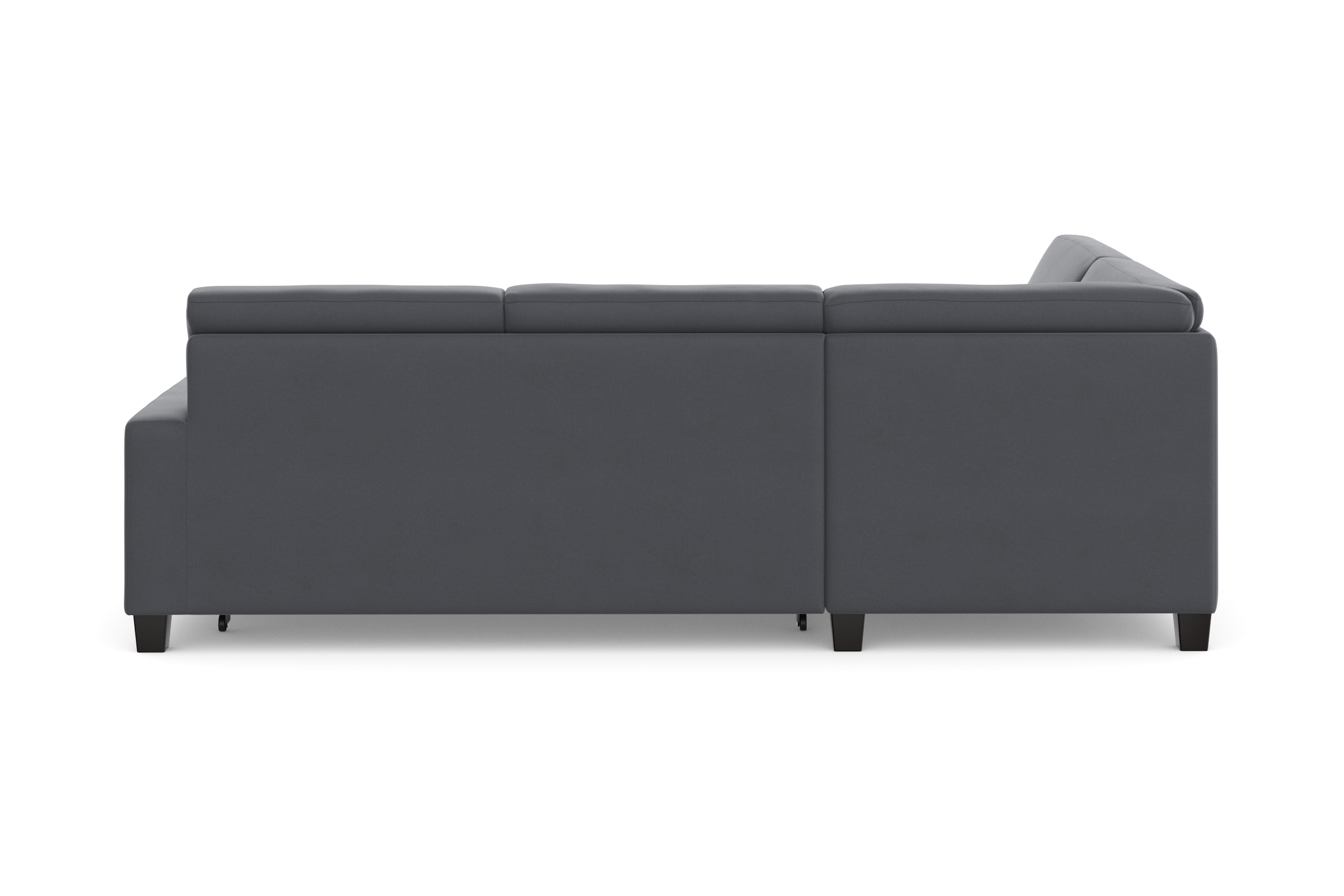 DOMO collection Ecksofa »Florentina zeitlos und elegant, Sitznähte als Designelement, L-Form«, wahlweise mit Bettfunktion, mit Kontrastnaht, Komfortsitzhöhe 47cm