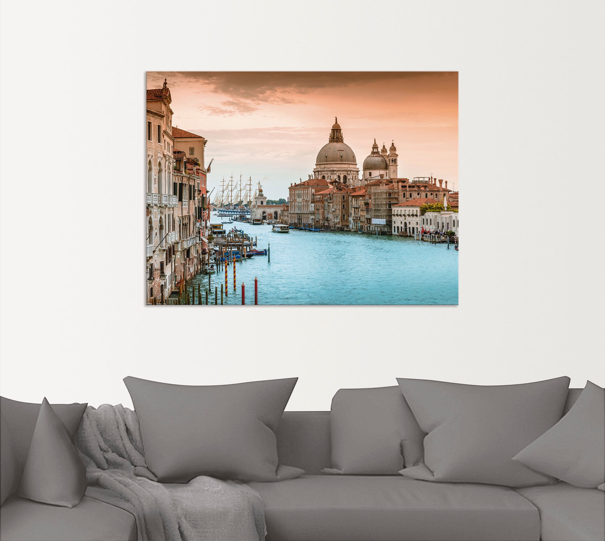 Artland Wandbild »Venedig Canal Grande I«, Italien, (1 St.), als Alubild, Outdoorbild, Leinwandbild, Poster, Wandaufkleber