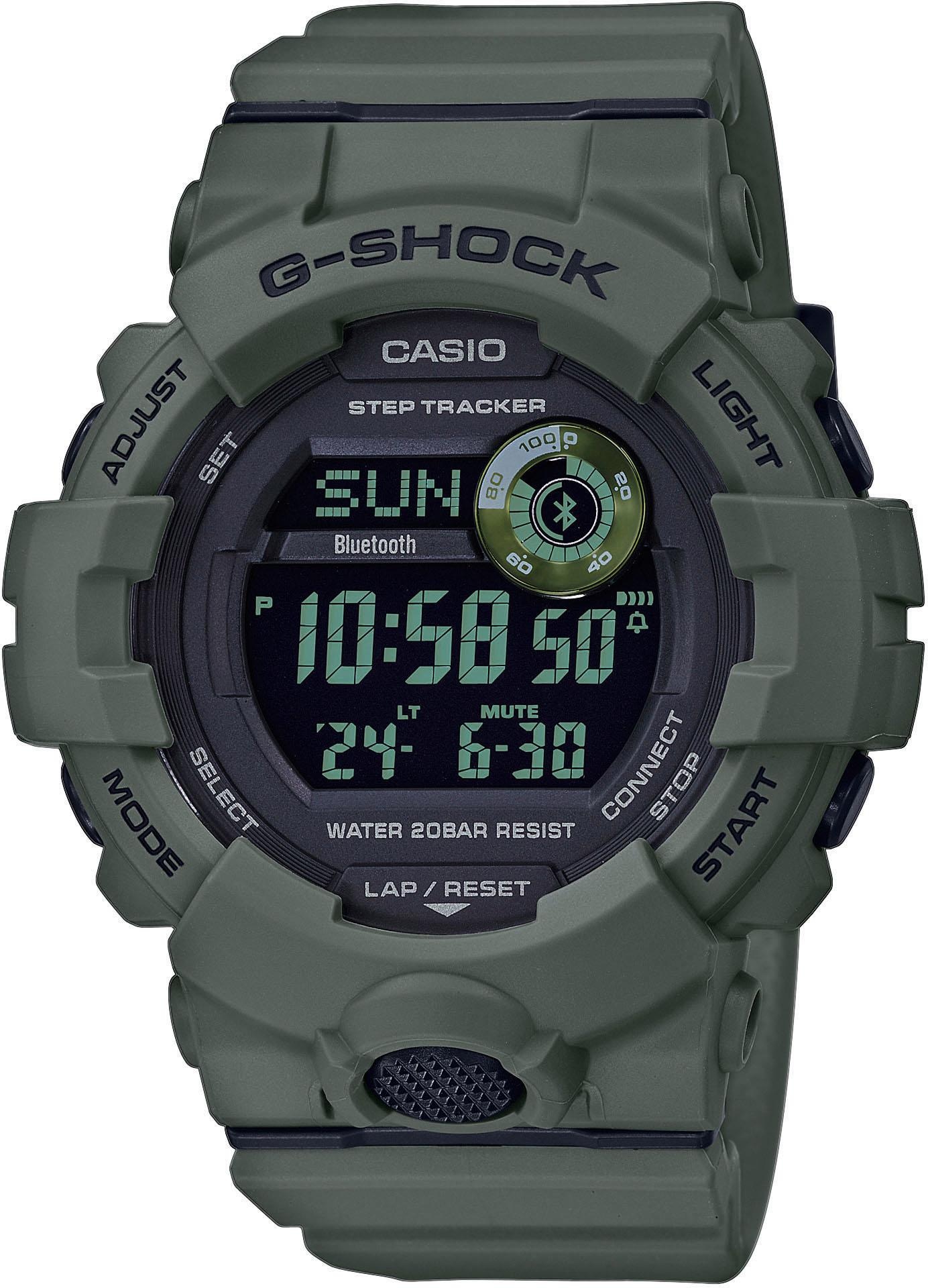 CASIO G-SHOCK Smartwatch »G-Squad, GBD-800UC-3ER«, Quarzuhr,Armbanduhr Herrenuhr,Schrittzähler,bis 20 bar wasserdicht)