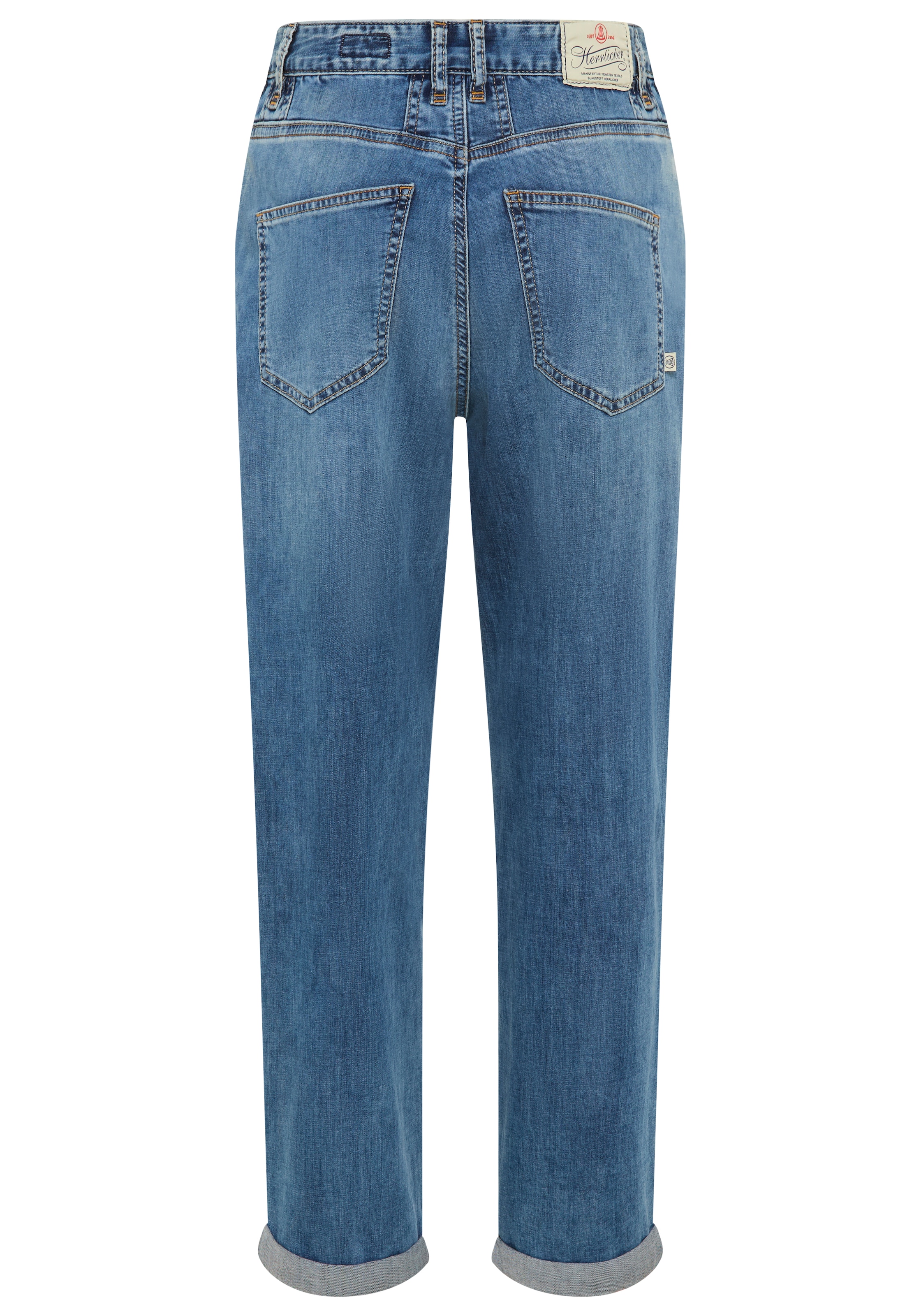 Herrlicher Straight-Jeans »Brooke Denim Light« krempelbar