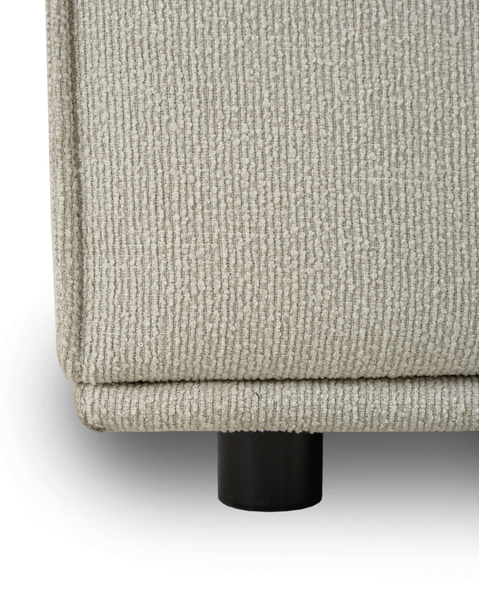 Home affaire Ecksofa »Avelin, 228 cm, L-Form, Chenille, Struktur-Boucle«, mit Wellenunterfederung, Kedernaht, bodentief, Skandi-Design