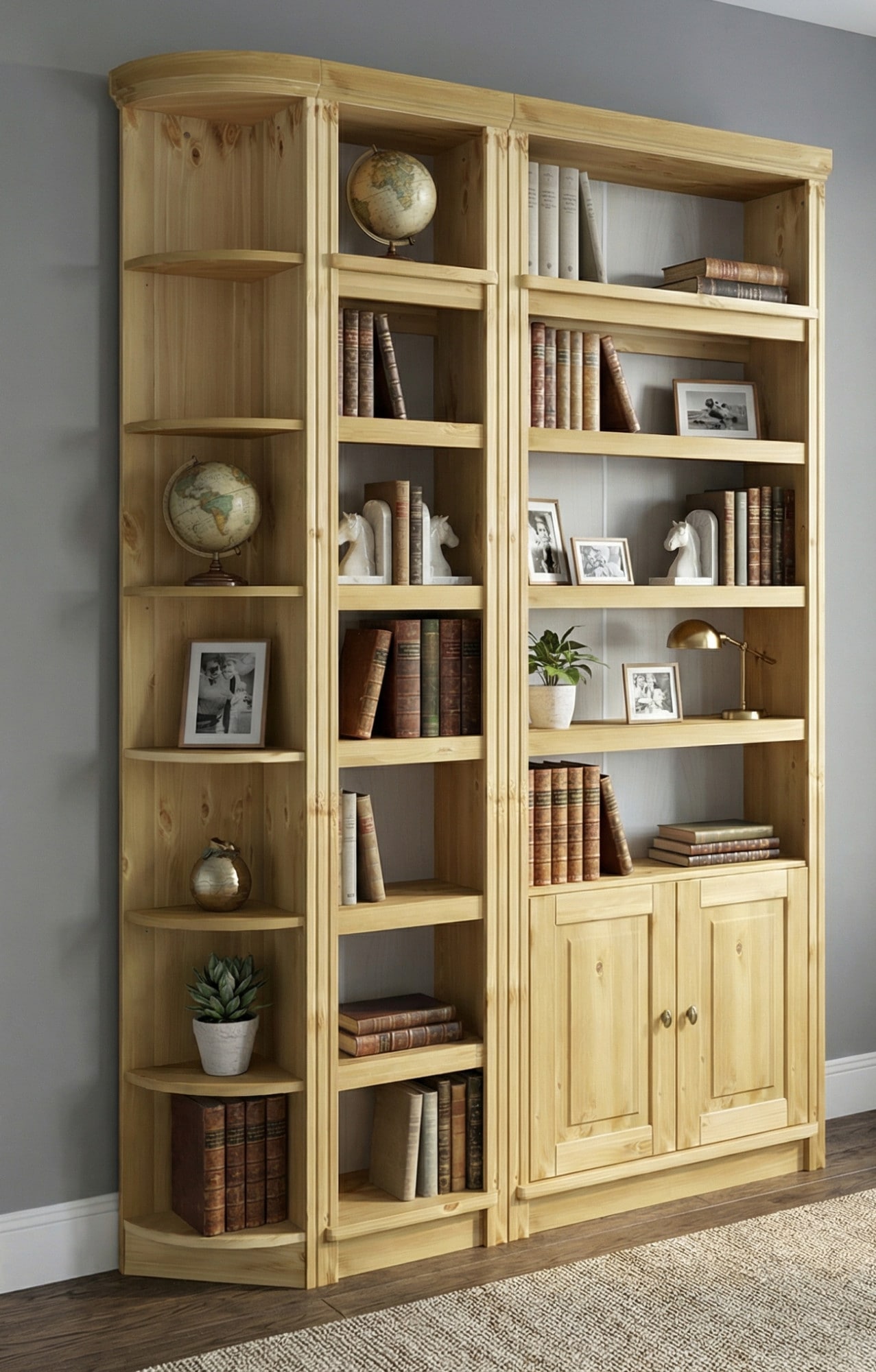 OTTO home Bücherregal »Soeren Regal B/T/H: 40/29/220 cm« Kiefer FSC®-zertifiziert, 7 Fächer und 6 Einlegeböden