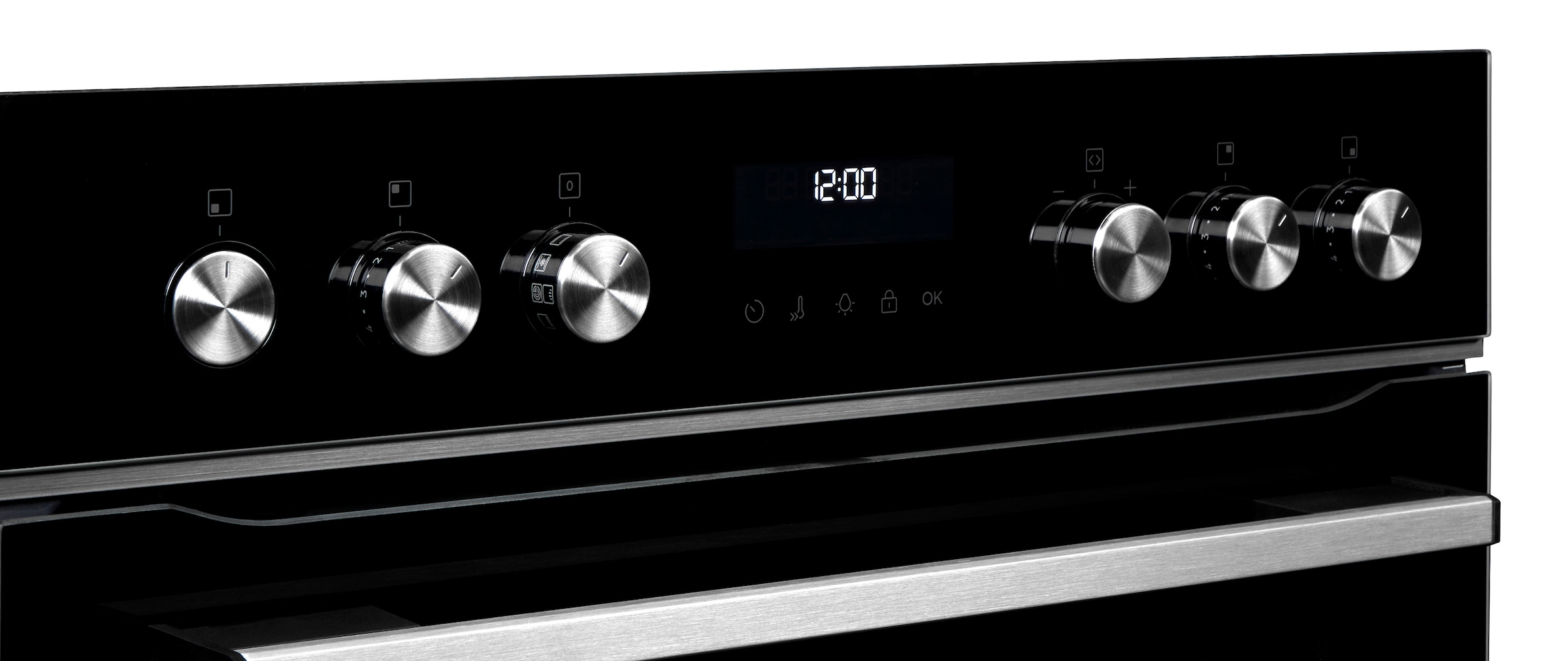 AEG Elektro-Herd-Set Serie 5000 »HH24HSPI«, Pyrolyse-Selbstreinigung, AirFry, Pyrolyse, LED-Touch, 4 flexible Kochzonen, Made in Germany