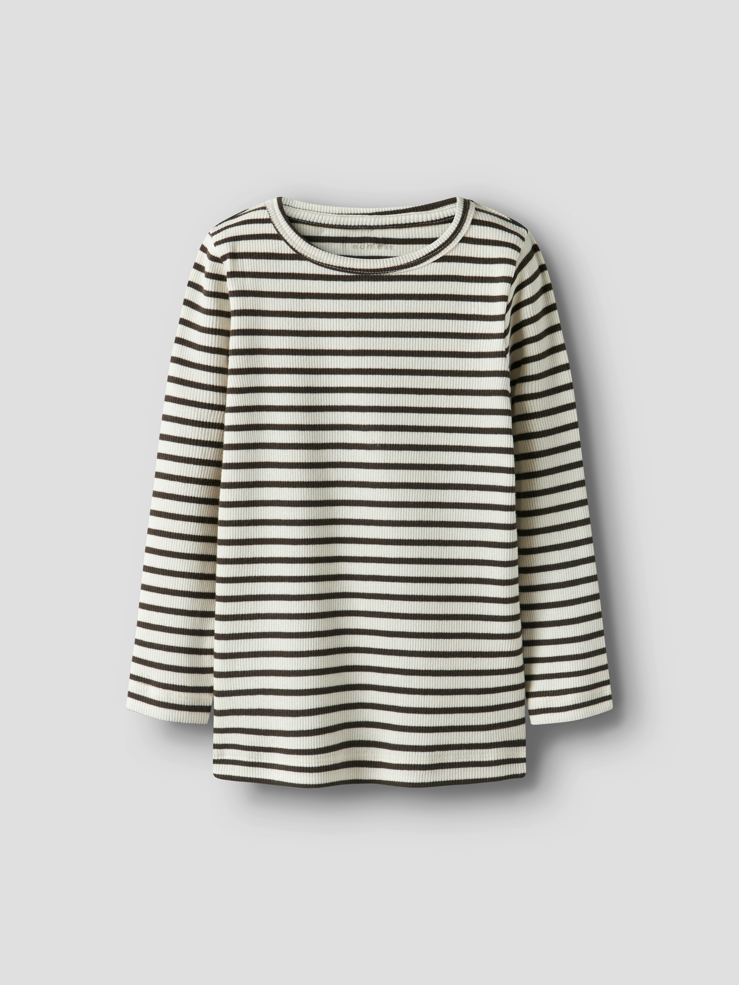 Name It Langarmshirt »NMNBANI LS XSL TOP NOOS«, Ringel-Look in toller Rippen-Qualität