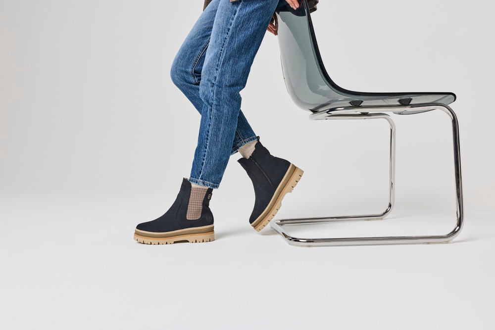 Rieker Winterboots  Chelseaboots, Plateauboots, Stiefelette mit Innenreißverschluss