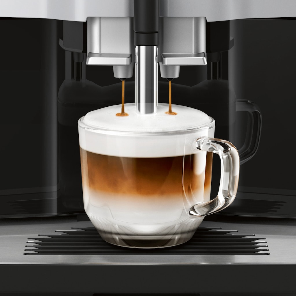 SIEMENS Kaffeevollautomat »EQ.300 TI353514DE«, einfache Zubereitung, 5 Kaffee-Milch-Getränke, LCD-Dialog-Display