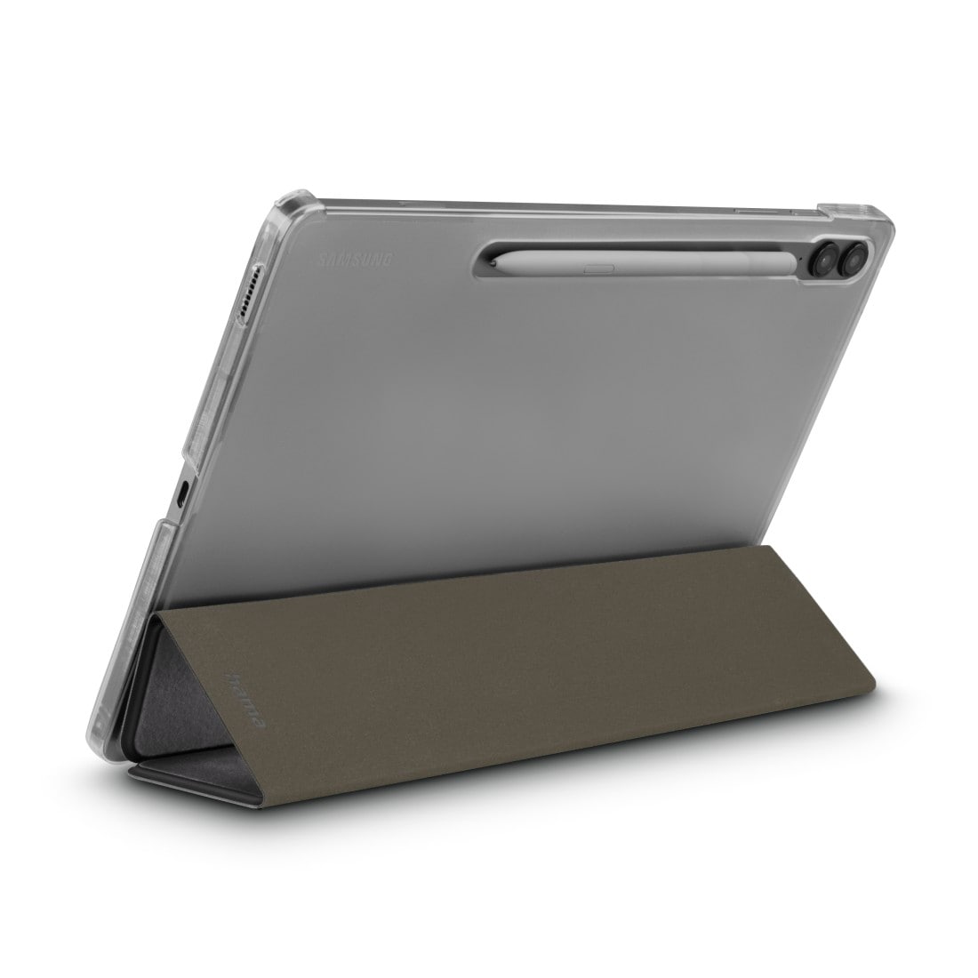 Hama Tablet-Hülle »Tablet Case für Samsung Galaxy Tab S9 FE+ 12,4 Zoll, Schwarz«, 31,5 cm (12,4 Zoll), robustes Material, mit Standfunktion und Magnetverschluss, transparent