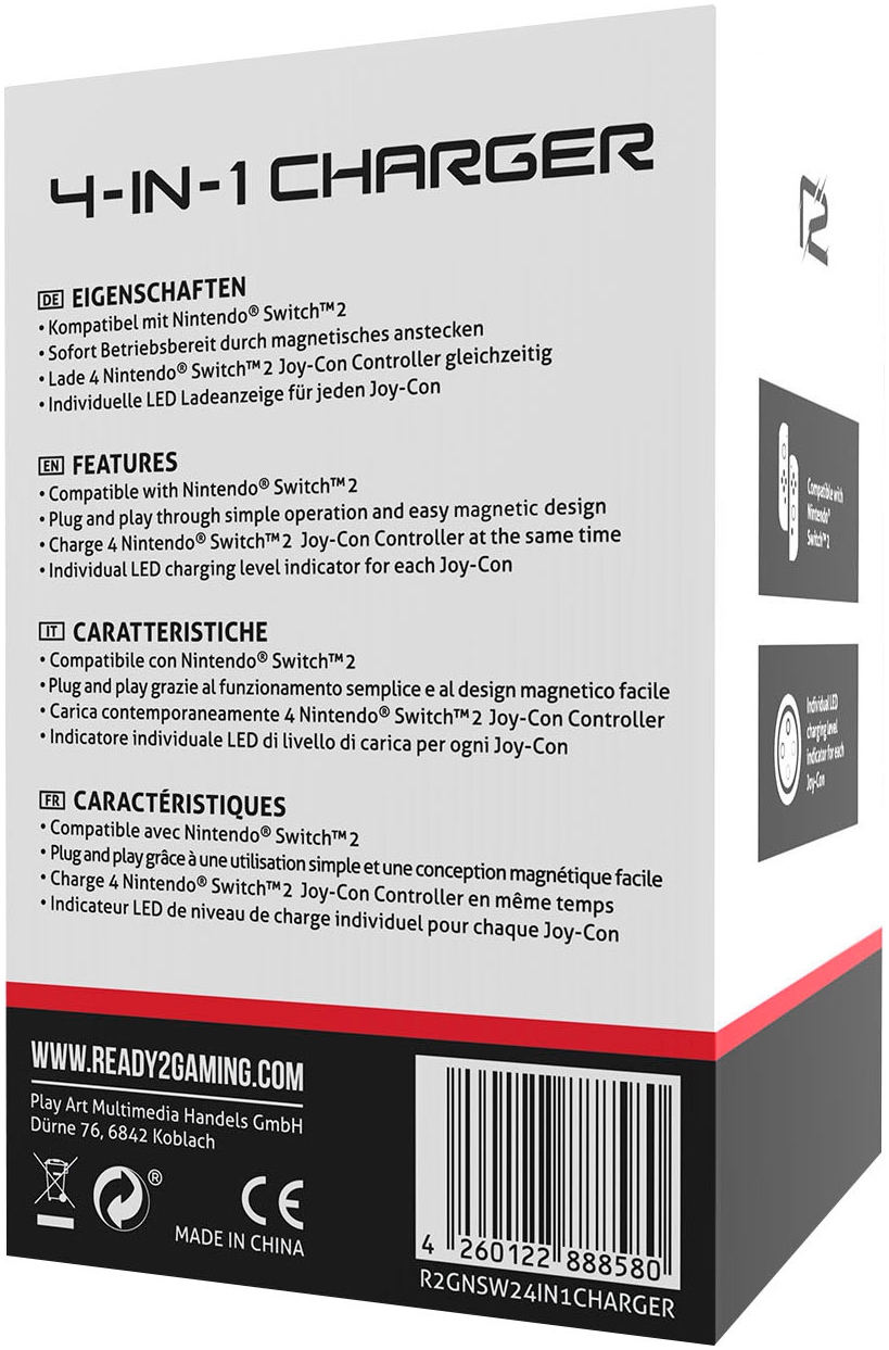 Ready2gaming Ladestation »Switch 2 4in1 Charger«