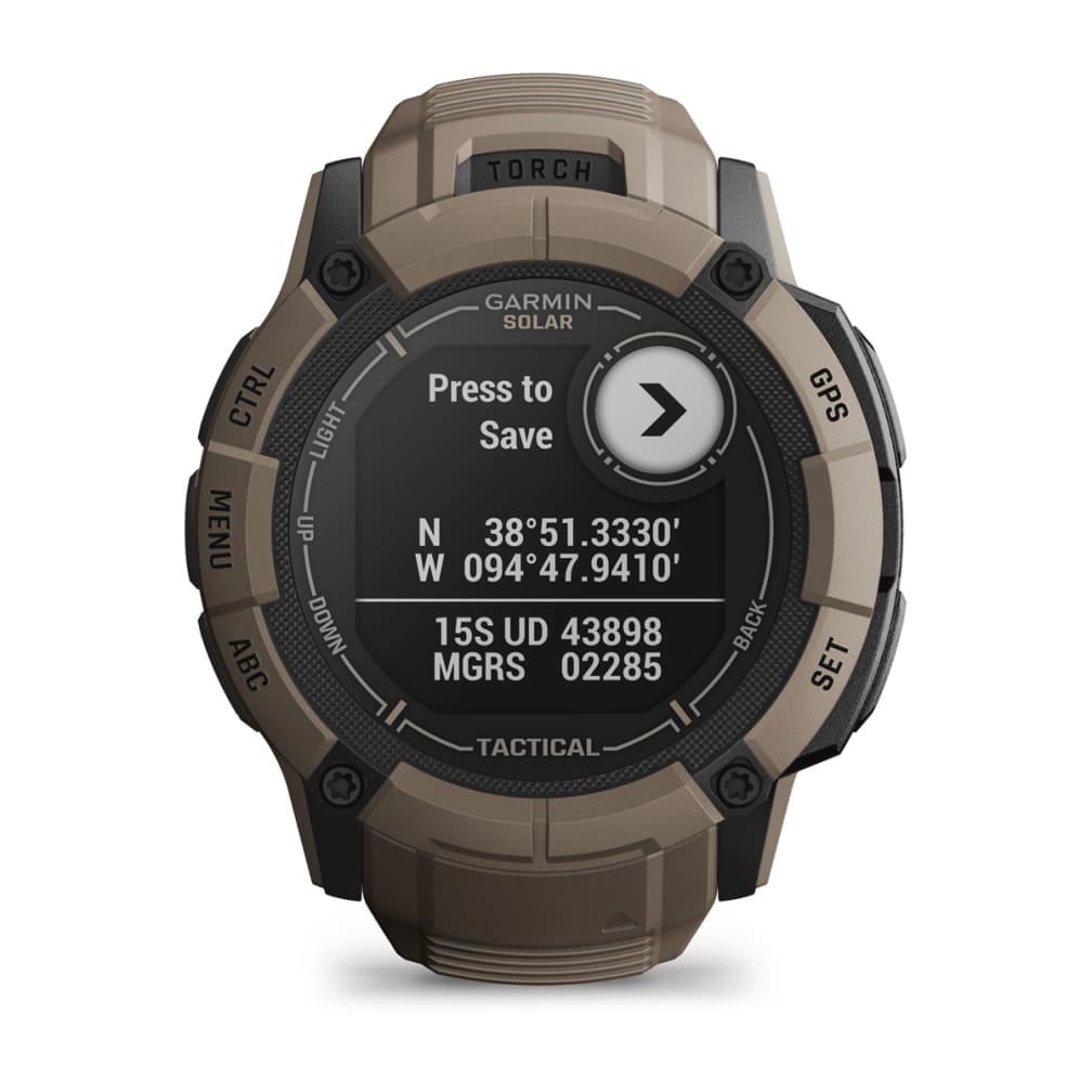 Garmin Smartwatch »Instinct 2X Solar Tactical Edition« (2,8 cm / 1,1;Gyroskop ″) Proprietär