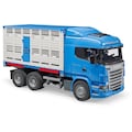 Bruder® Spielzeug-Transporter »Scania R-Serie Tiertransporter mit 1 Rind«, Made in Germany