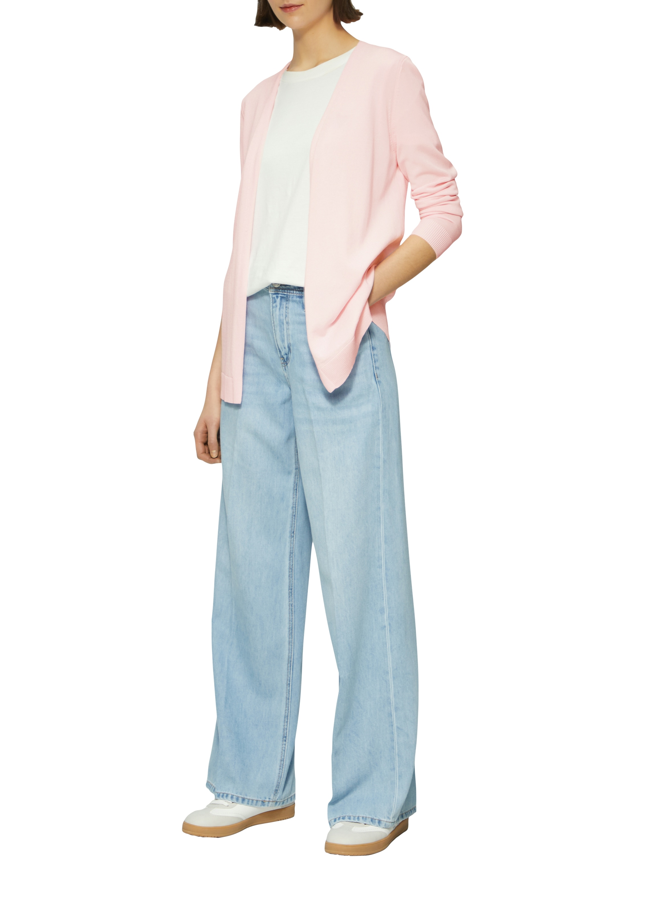 s.Oliver Strickjacke, Feinstrick ohne Verschluss