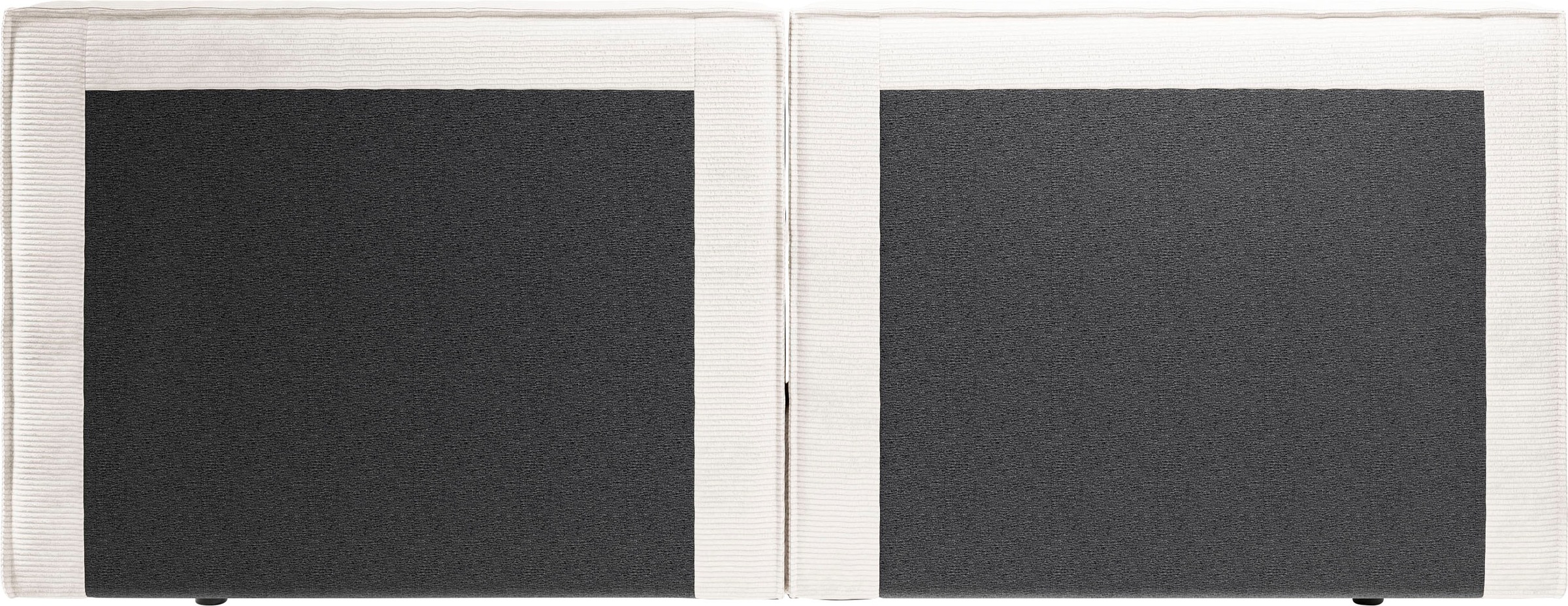 INOSIGN Polsterbett »Adrina mit Biesenoptik, Feincord und Luxus-Microfaser« bis 280kg, auch in Überlänge 220 cm, 4 Breiten bis 200cm