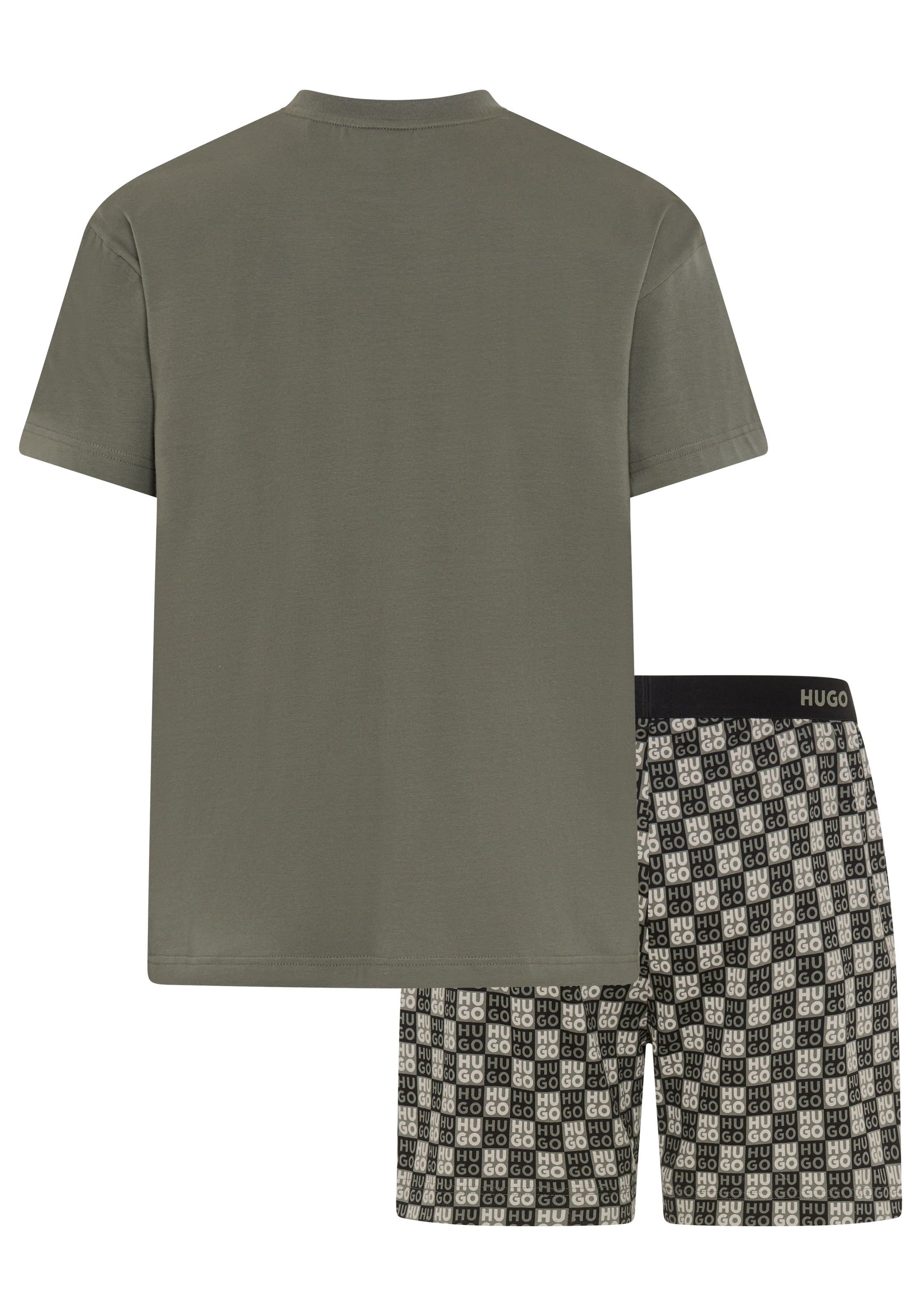 HUGO Underwear Shorty »Aaron« Set, 2 aus Stretch-Baumwolle mit Stack-Logos, regular fit