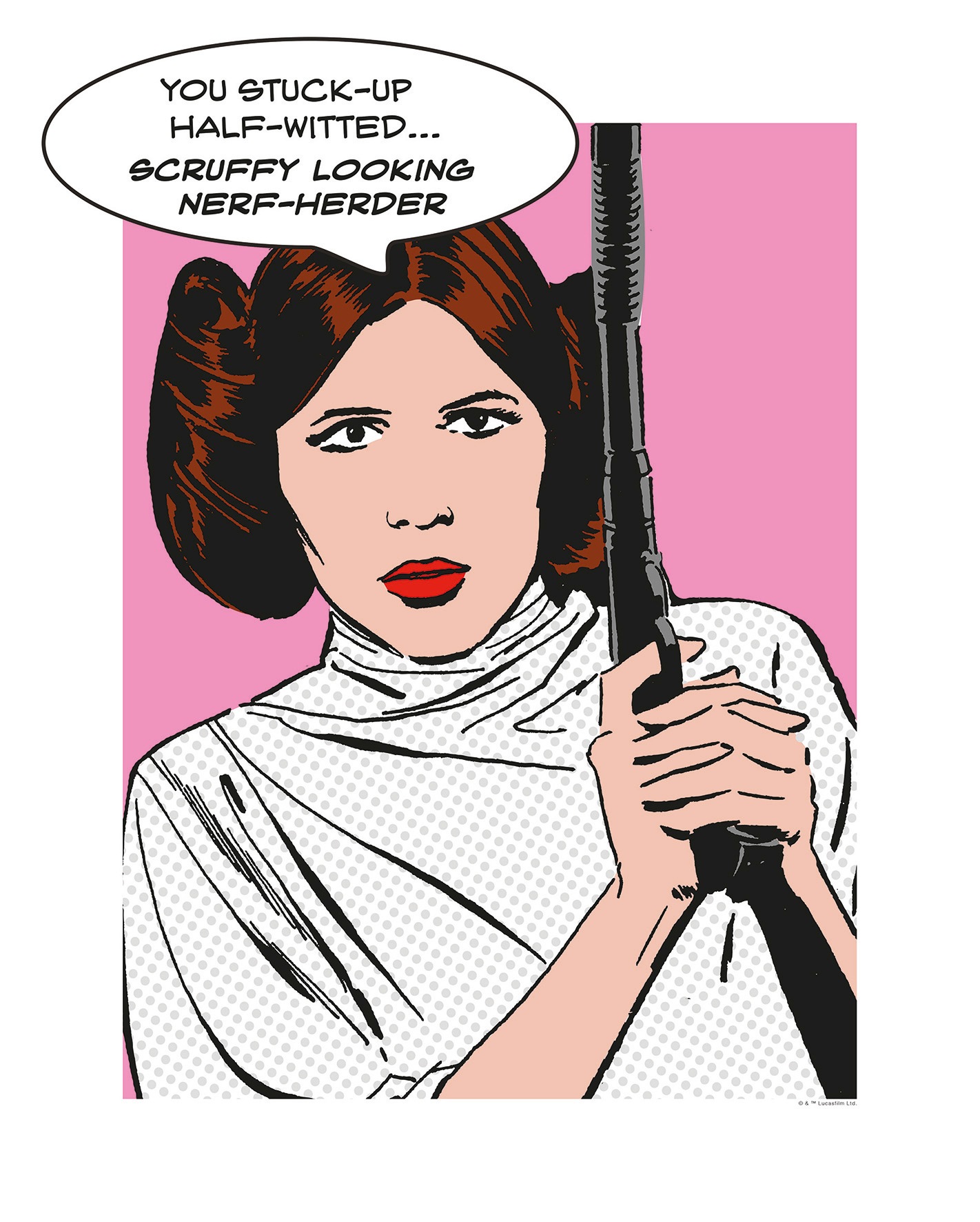 Komar Poster »Star Wars Classic Comic Quote Leia«, Star Wars, Kinderzimmer,  Schlafzimmer, Wohnzimmer online kaufen | mit 3 Jahren XXL Garantie | Poster