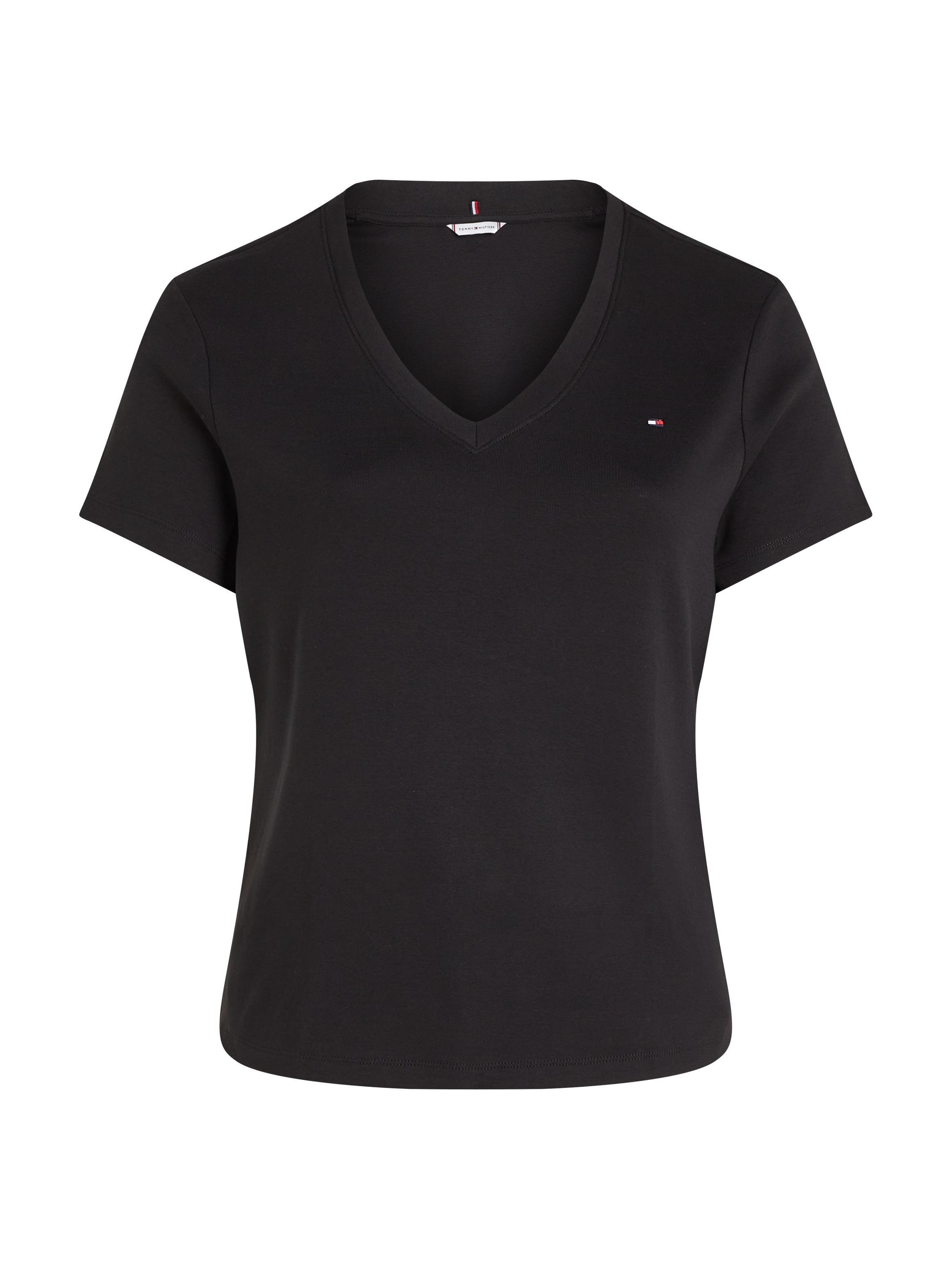 Tommy Hilfiger Curve V-Shirt »CRV SLIM CODY V-NK SS«, in Großen Größen