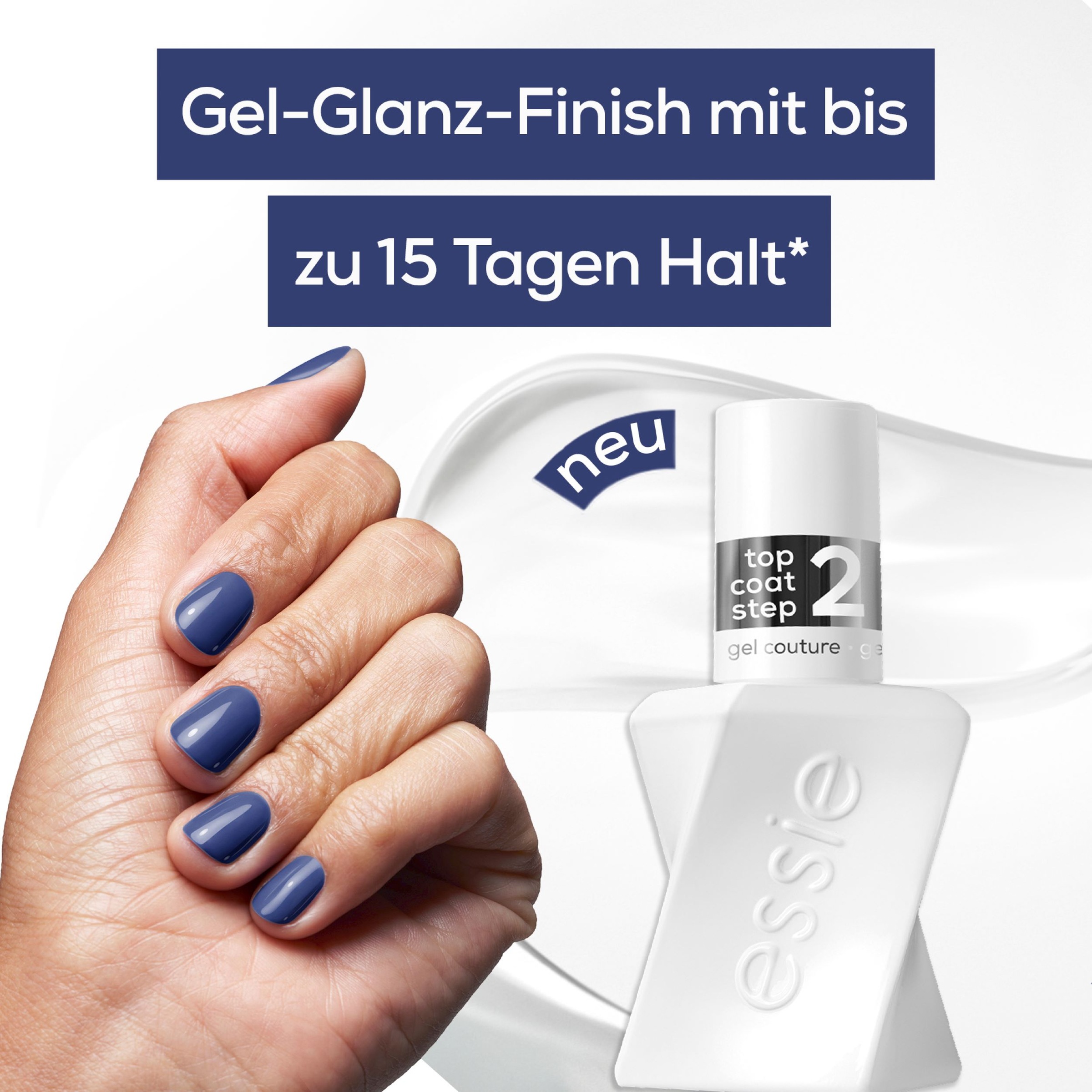 essie Überlack »Essie Nagellack gel couture«, mit natürlichen Inhaltsstoffen