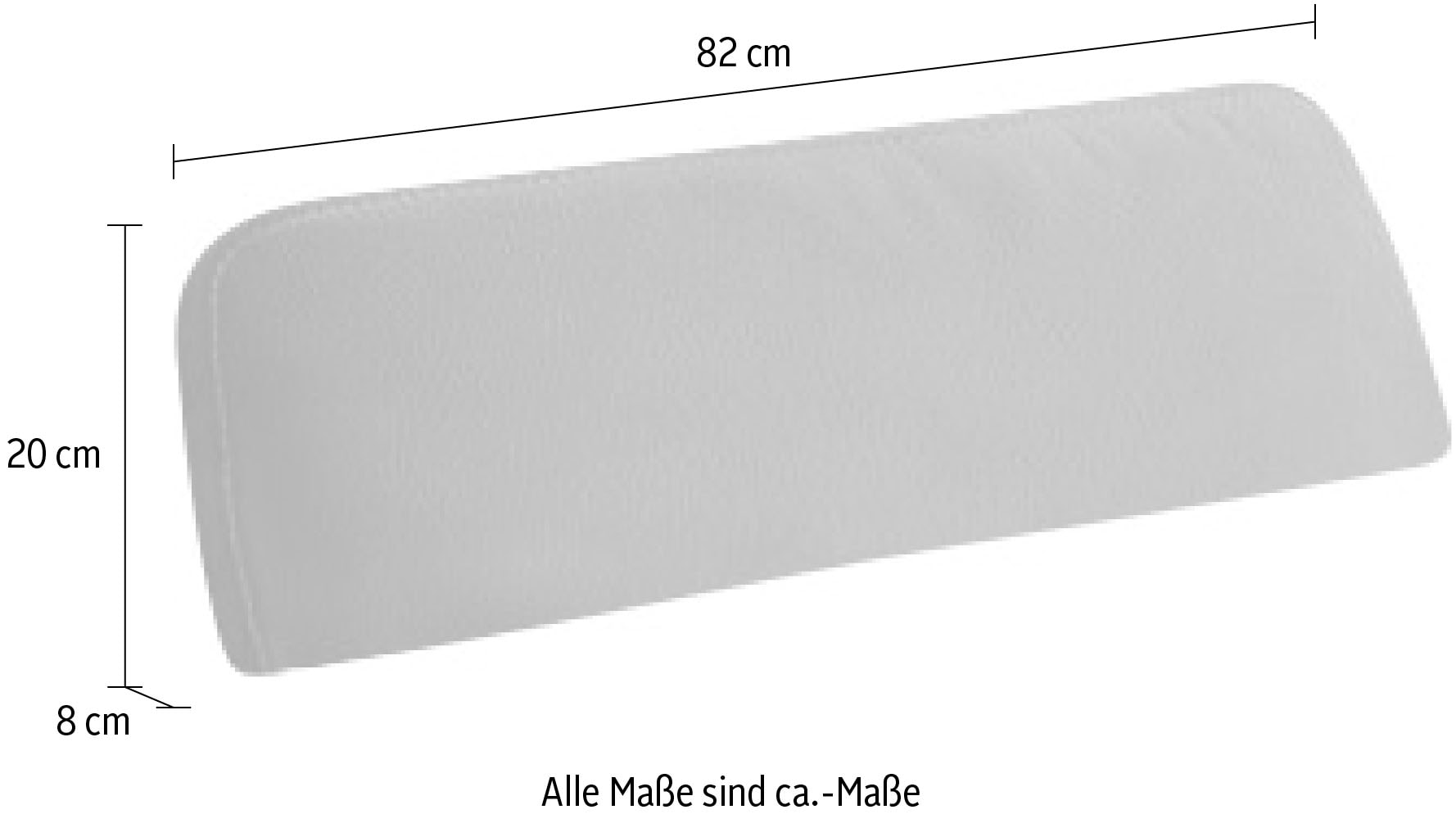 W.SCHILLIG Sofakissen »run« Nierenkissen, Breite 82 cm