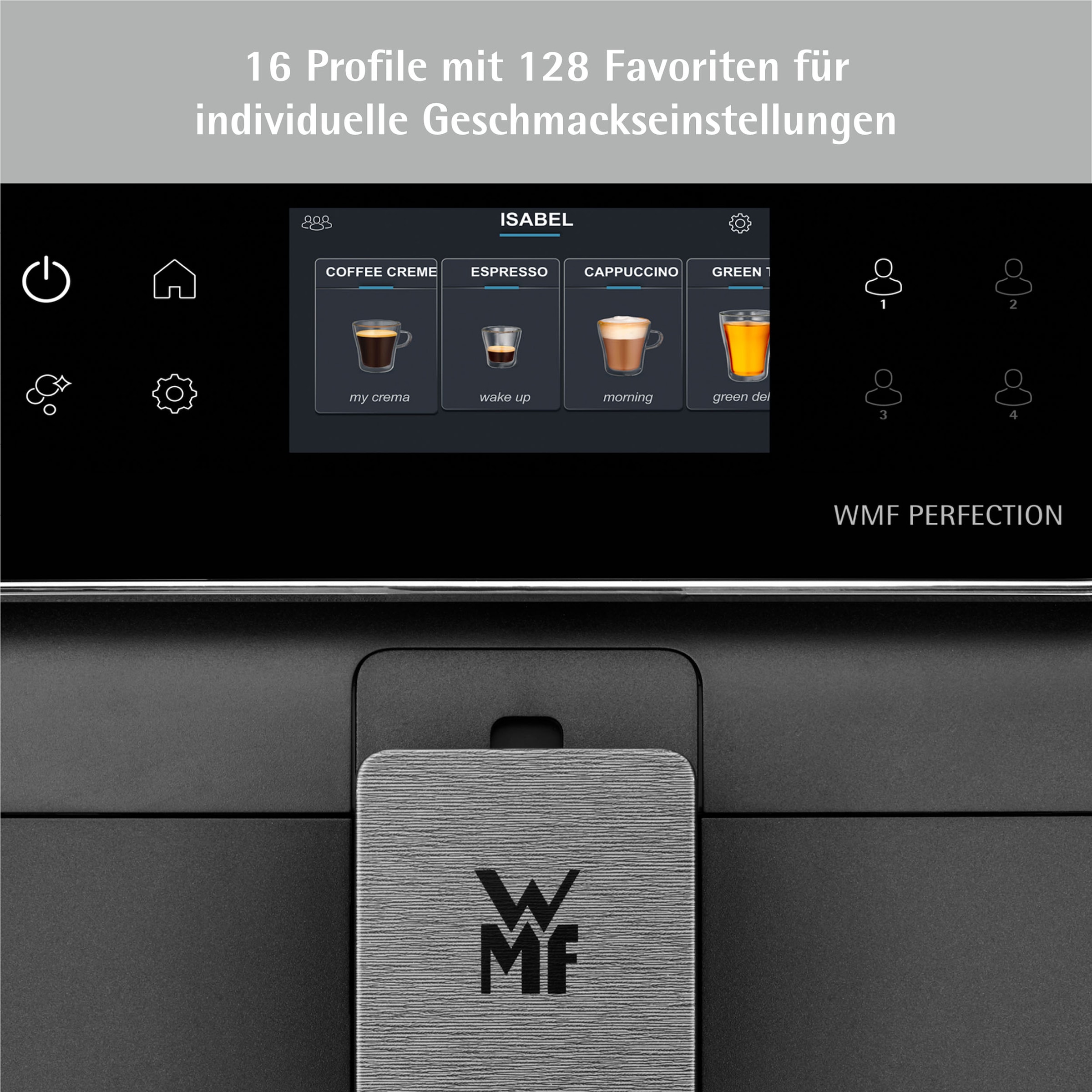 WMF Kaffeevollautomat »Perfection 890L CP855815«, intuitive Benutzeroberfläche, perfekter Milchschaum, selbstreinigend