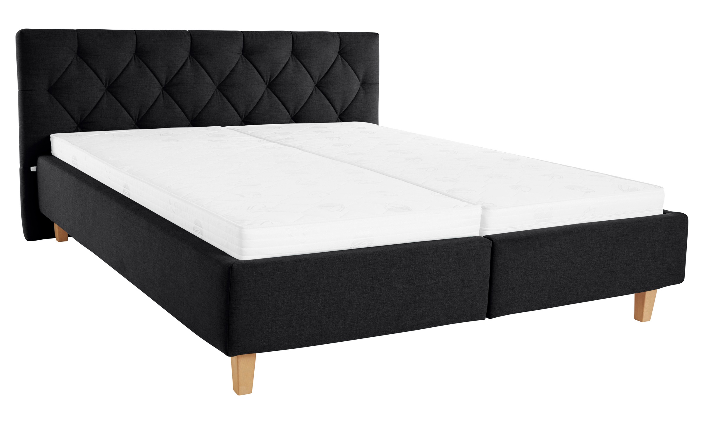 Guido Maria Kretschmer Home&Living Polsterbett »Sunley 100«, Kreuzsteppung, Kopfteilhöhe 102 cm, ohne oder mit Matratze/Lattenrost