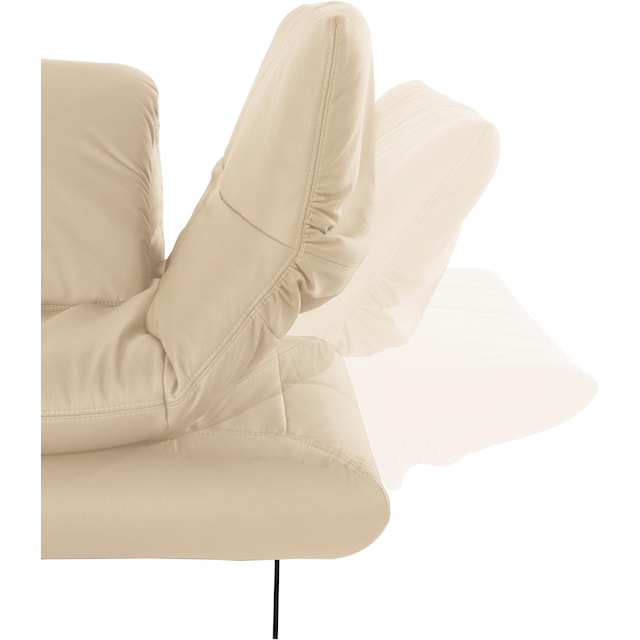 Places of Style 2-Sitzer »Milano«, Sitzbreite je Sitz 65 cm, wahlweise mit  Rücken- + Armfunktion auf Rechnung bestellen