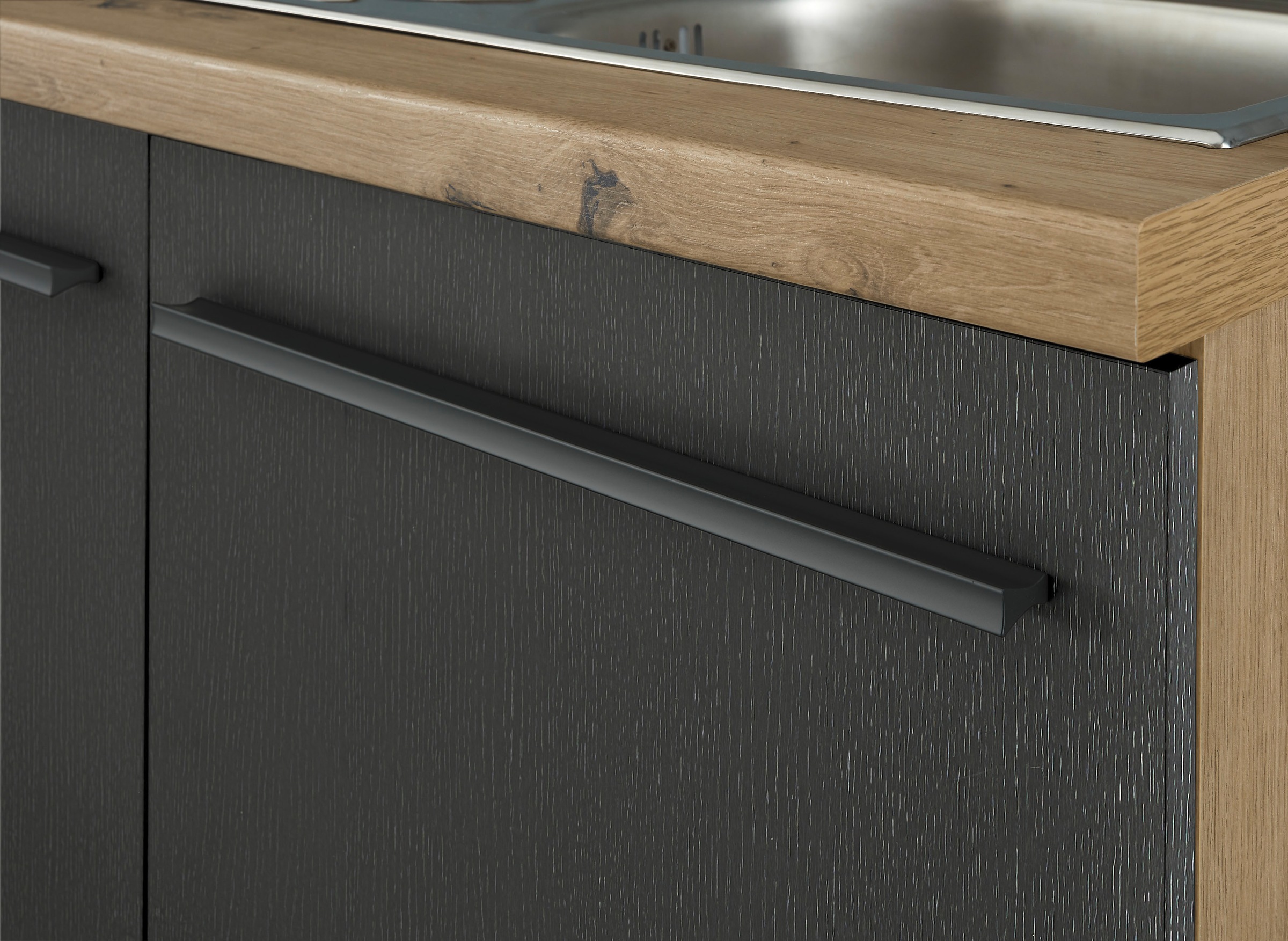 KOCHSTATION Küchenzeile »KS-Florida mit 38mm starker Arbeitsplatte«, Breite 270 cm, wahlweise mit E-Geräten, Soft-Close-Funktion