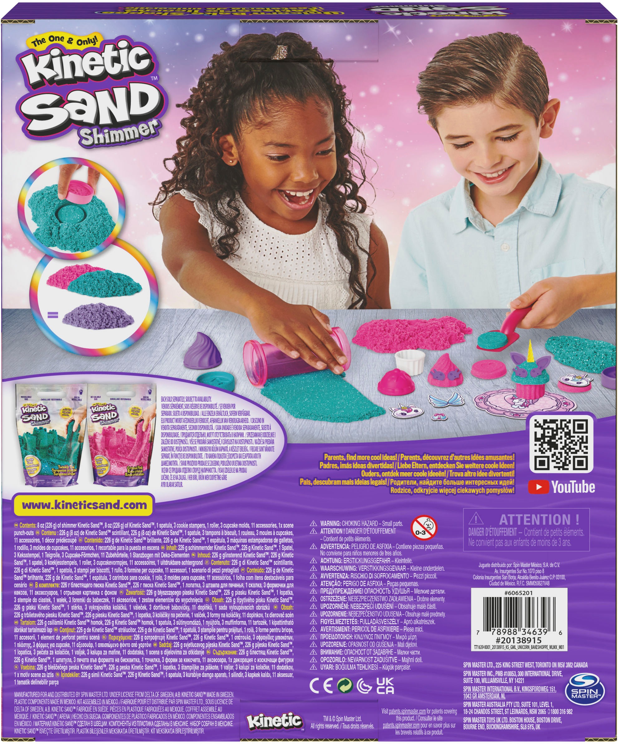 Spin Master Kreativset »Kinetic Sand - Unicorn Bake Shoppe 454 g«