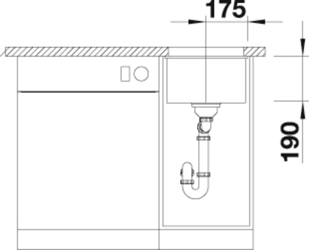Blanco Granitspüle »SUBLINE 320-U«
