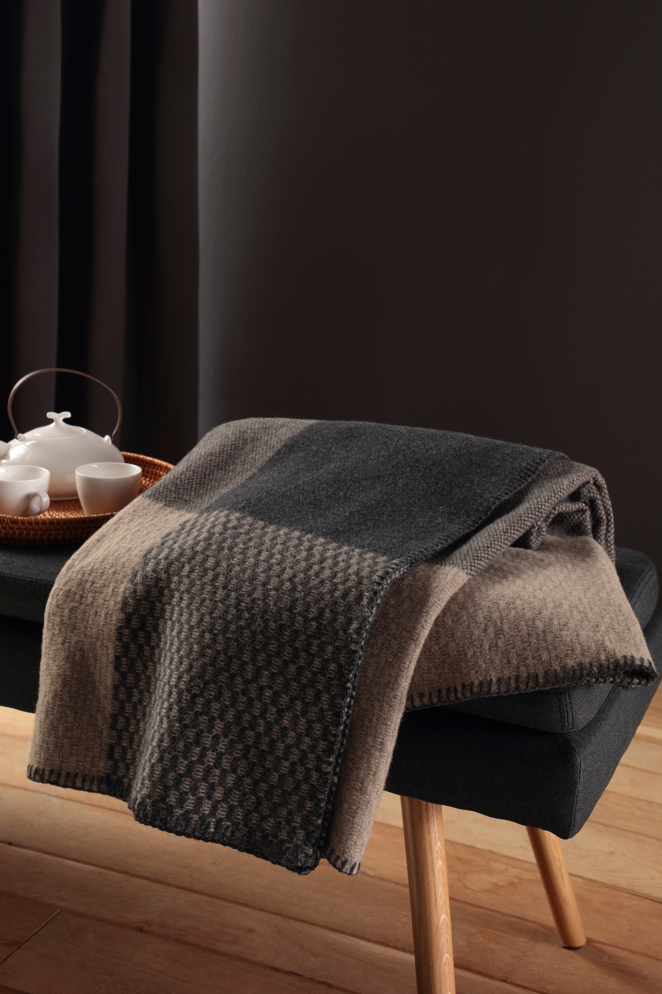 Biederlack Wolldecke »Wolldecke Merino« mit 100% Merinowolle