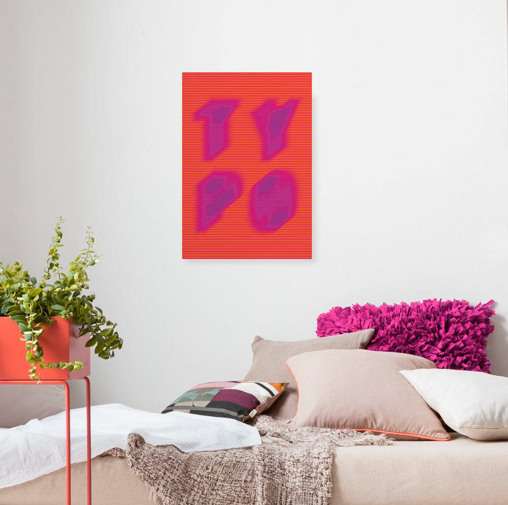 Komar Leinwandbild »Blurry Night - Größe 40 x 60 cm«, Natur, (1 St.), Keilrahmenbild mi Echtholzrahmen