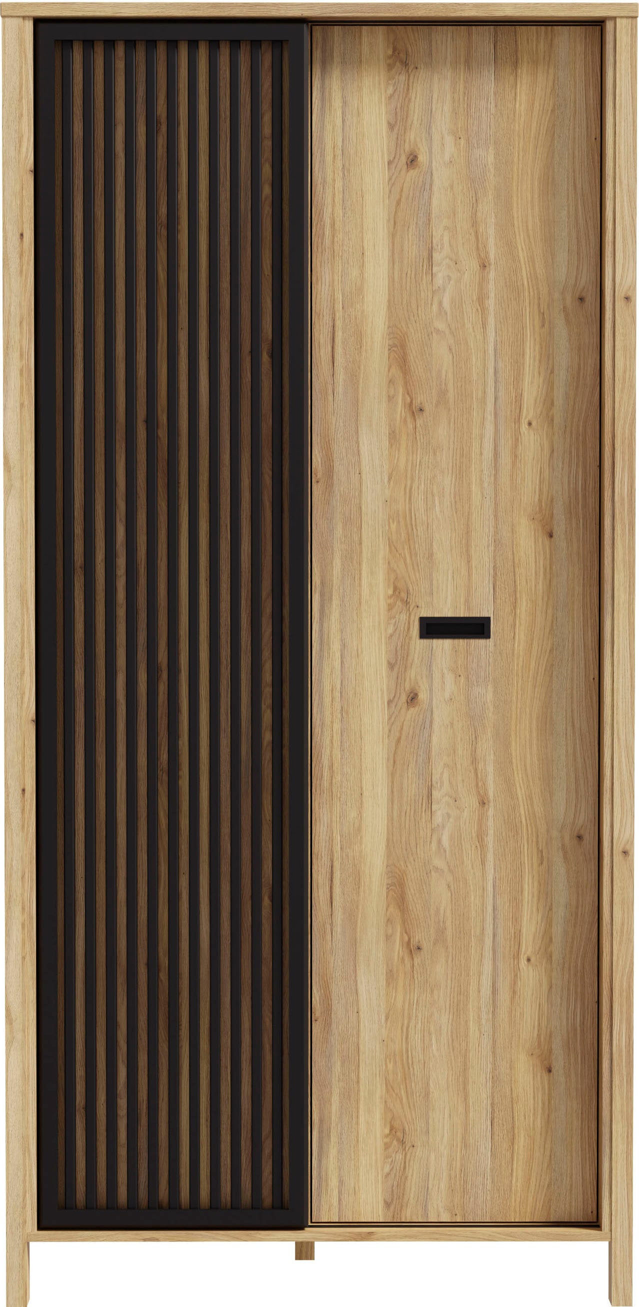 FORTE Kleiderschrank »Jytana« B/H/T 97/200,3/52,7 cm inklusive Kleiderstange u. Einlegeböden