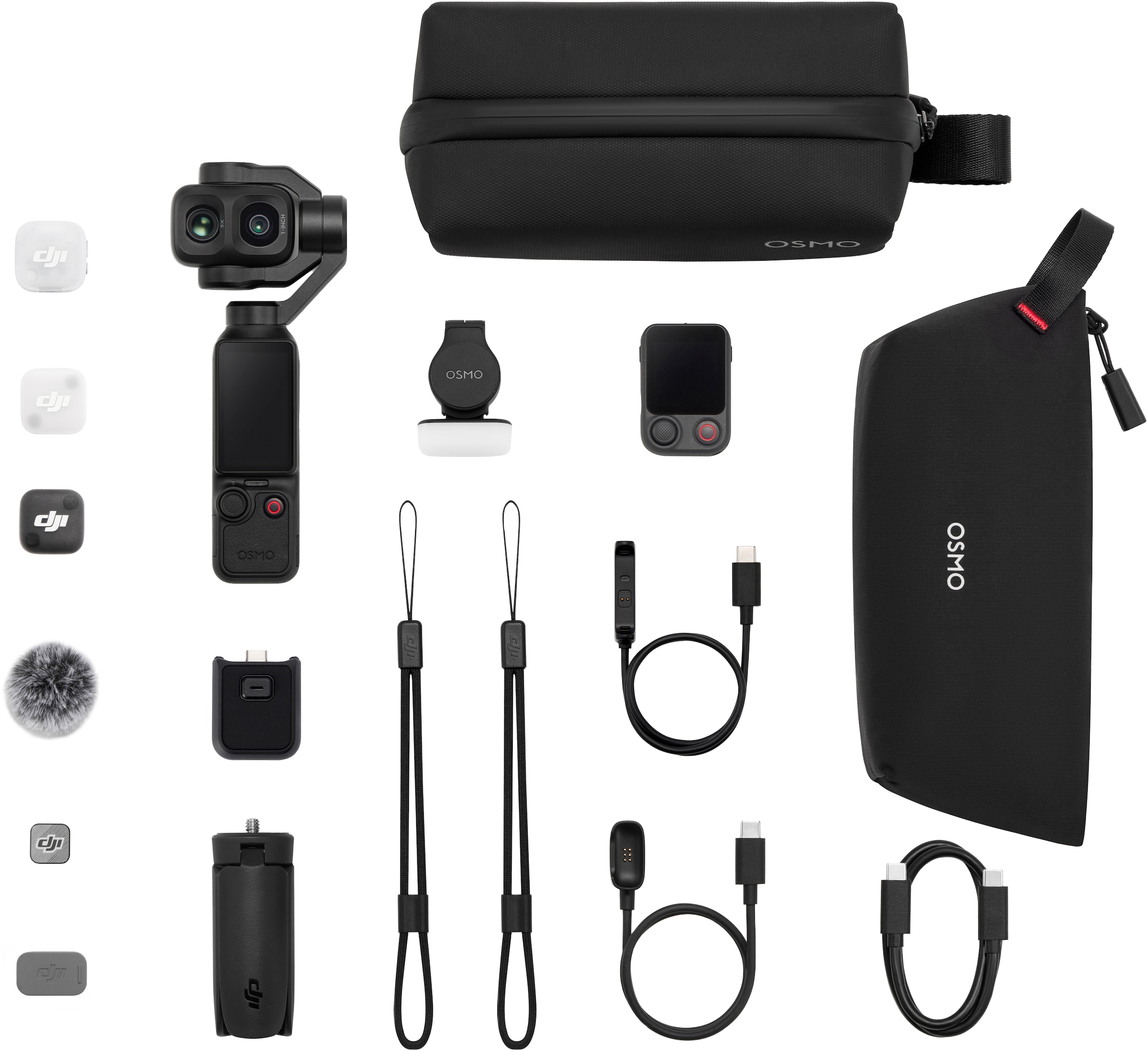 DJI Kompaktkamera »Osmo Pocket 4P (Pro) Vlog Combo« , 37 , 3 fach fach x opt. Zoom , Bluetooth