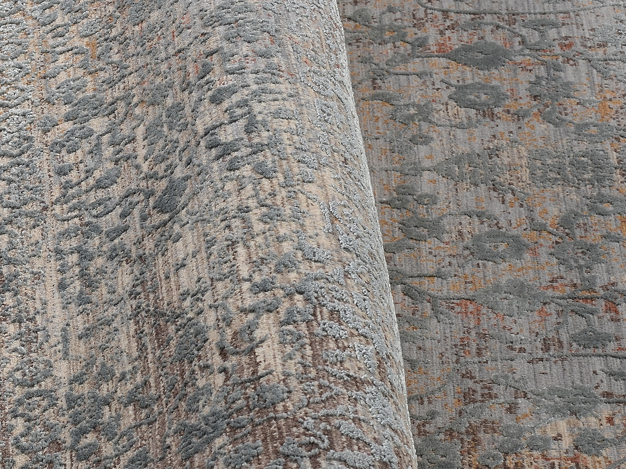 OCI DIE TEPPICHMARKE Teppich »FARBEN CAESAR« rechteckig 7 mm Höhe Klassisches Muster, eingefasst, in 3-D-Optik, mit Fransen