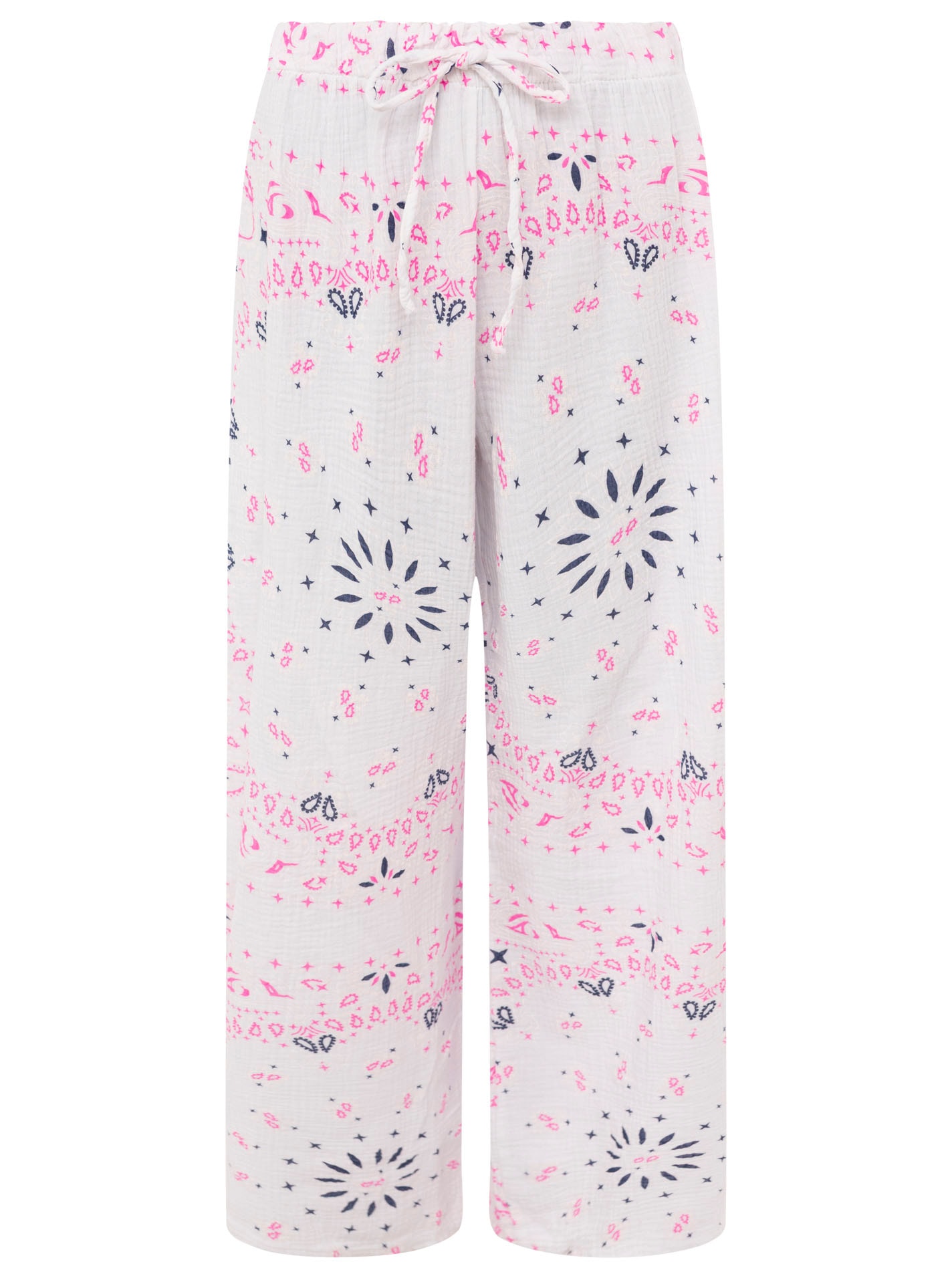 Zwillingsherz Stoffhose »"Paisley Dreams"«  Paisley Muster, elastischer Bund mit Kordel, Musselin
