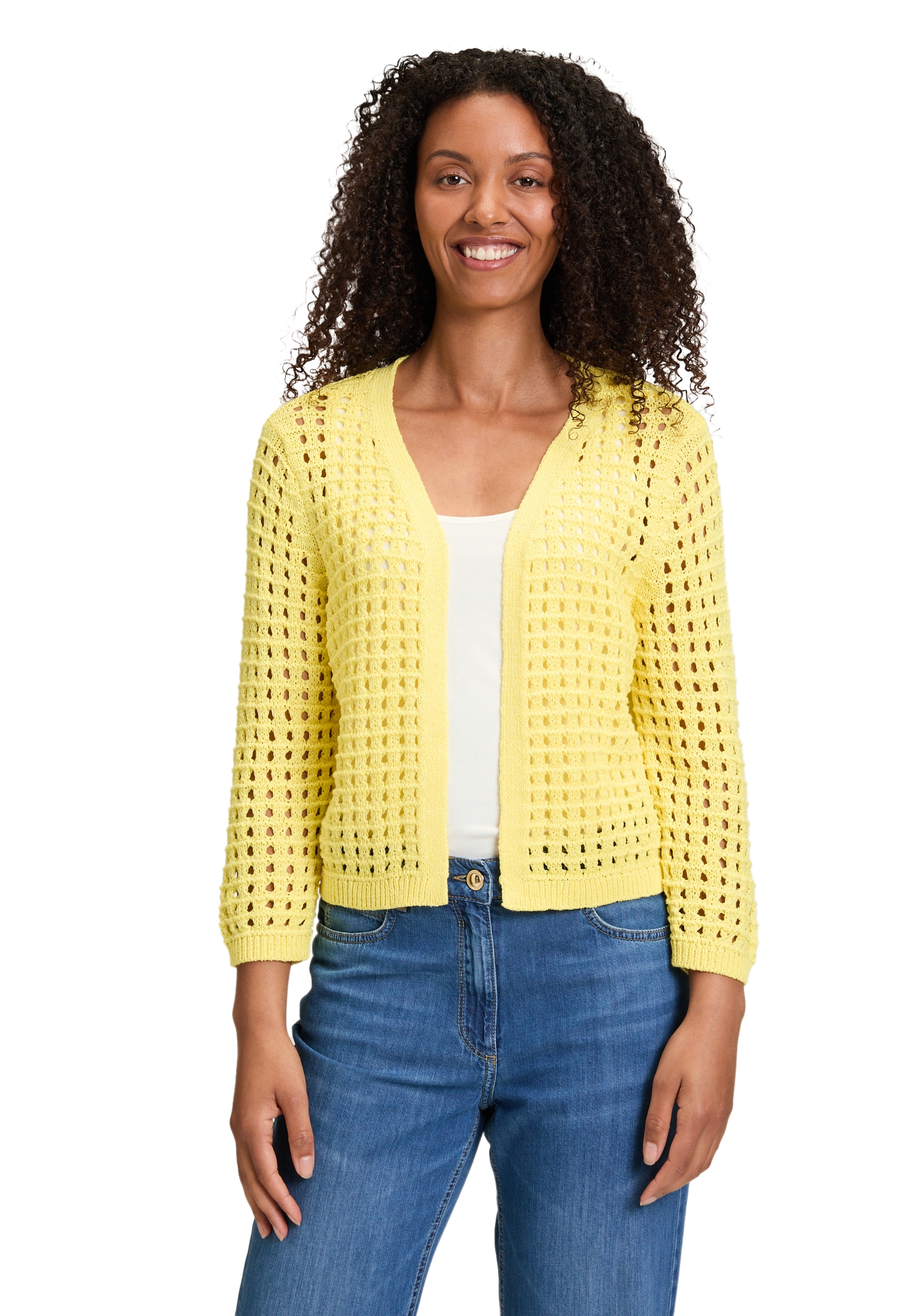 Betty Barclay Strickjacke »Casual-Strickjacke mit Effektgarn«