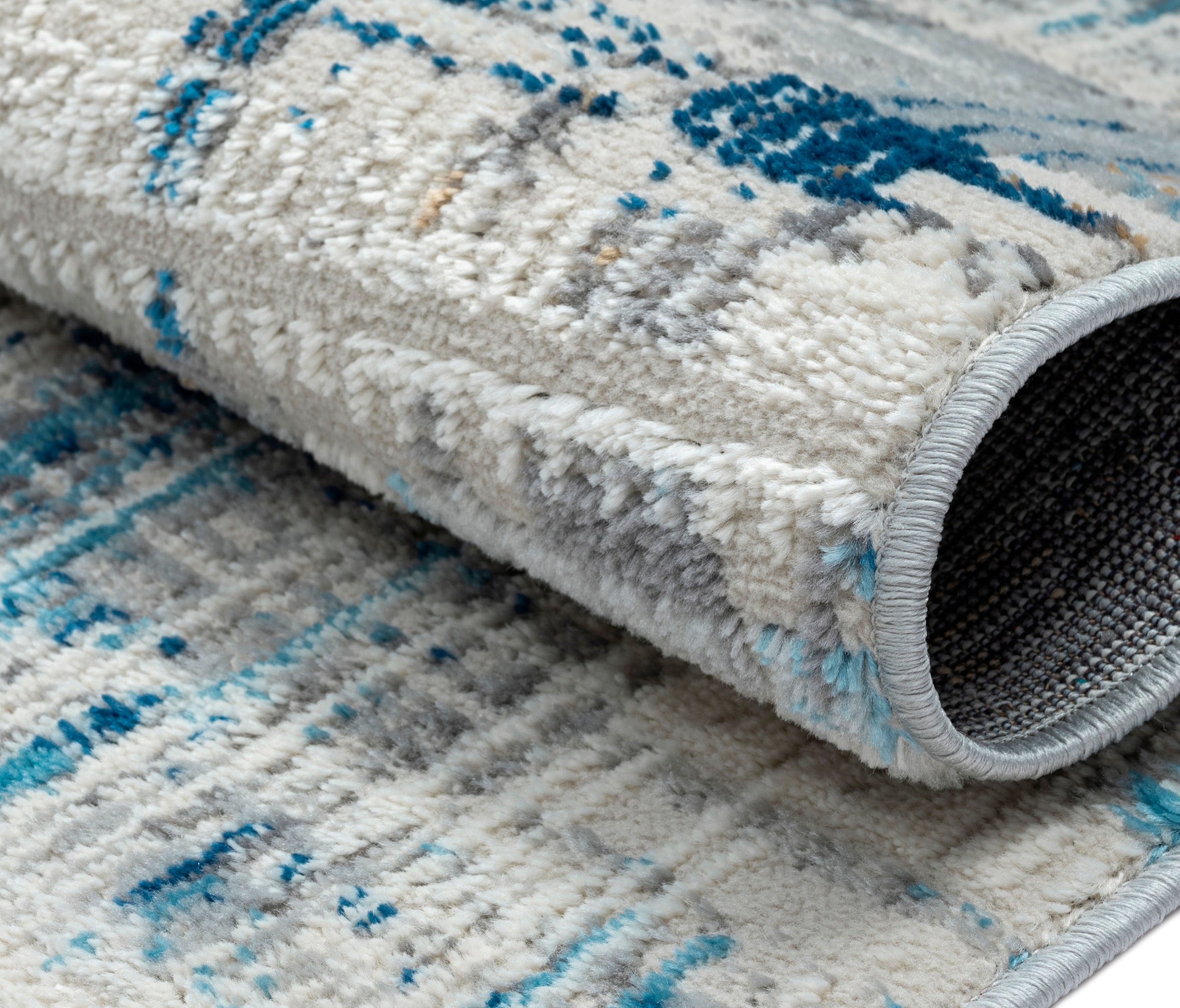 Myflair Möbel & Accessoires Teppich »My Stripes Lagerräumung«, rechteckig, 8 mm Höhe, Kurzflor, Retro-Design, besonders weich durch Microfaser