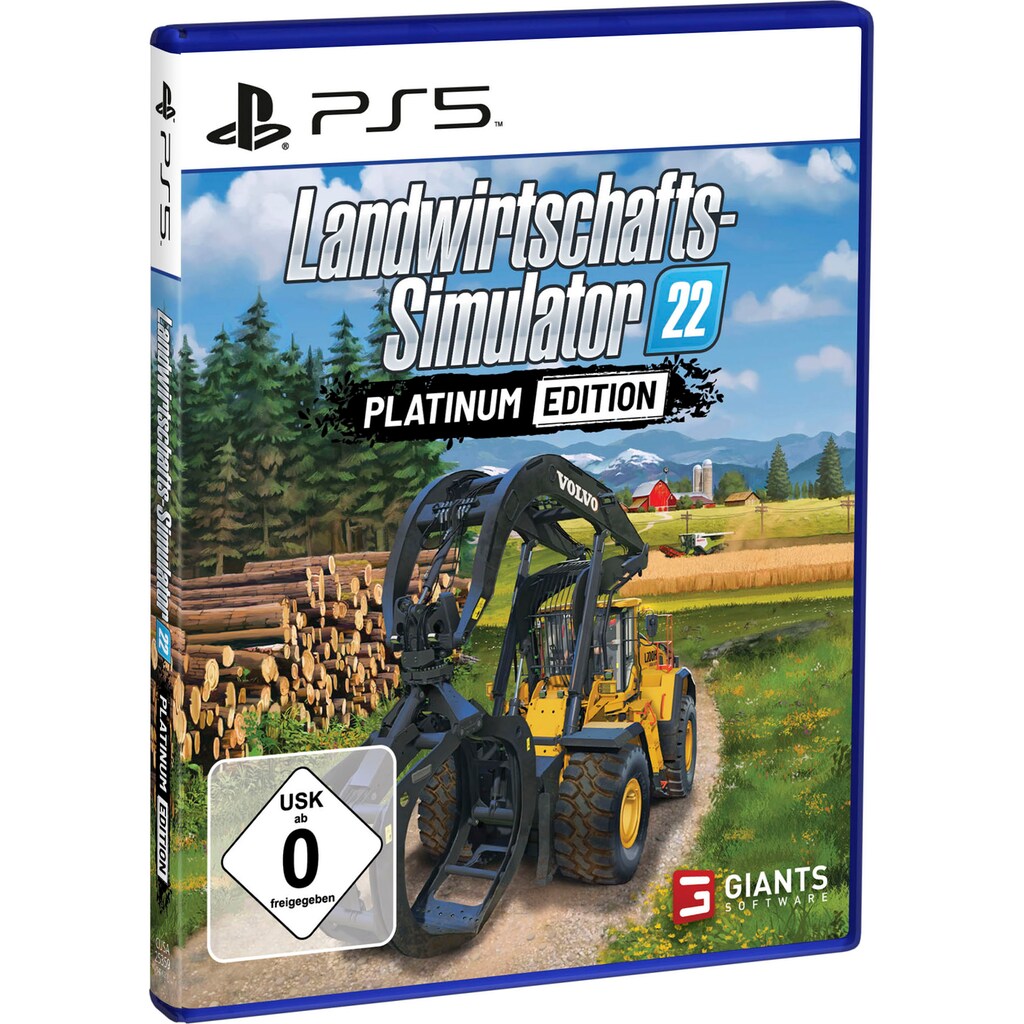 Astragon Spielesoftware »Landwirtschafts-Simulator 22: Platinum-Edition«, PlayStation 5