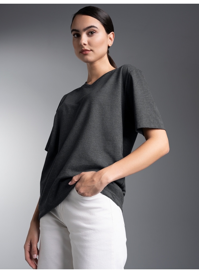 Trigema T-Shirt »TRIGEMA V-Shirt DELUXE Baumwolle« 1 Stk.