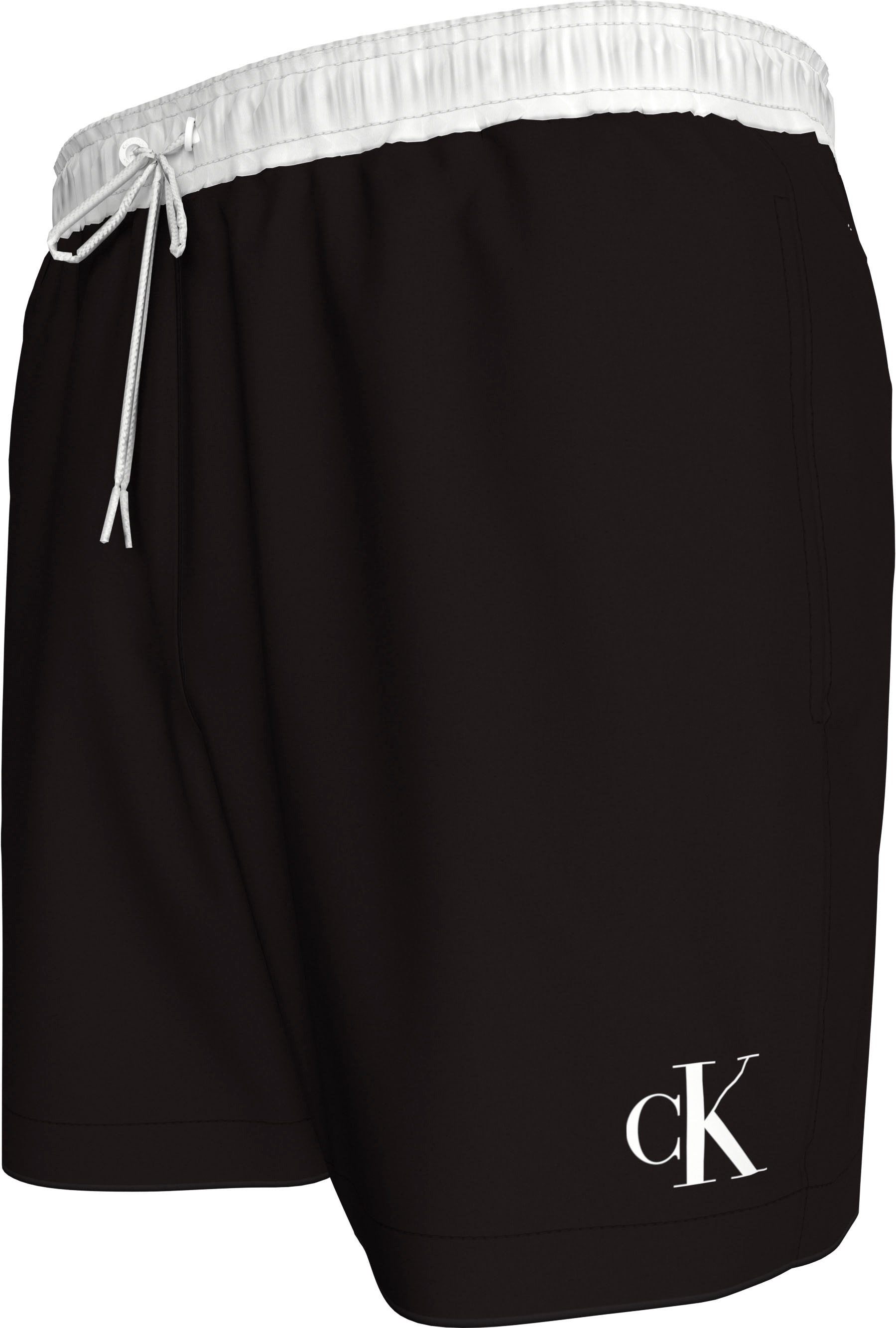 Calvin Klein Swimwear Badeshorts »MEDIUM DRAWSTRING«, mit Logodruck